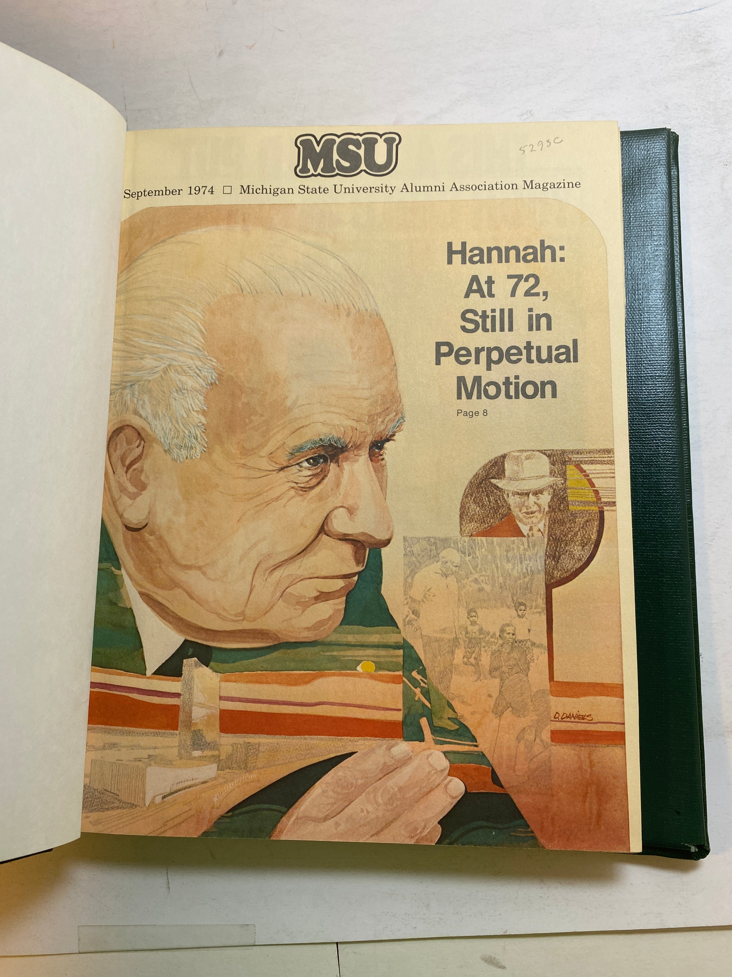 MSU Alumni Magazine Library Bound Complete Years 1970-1975