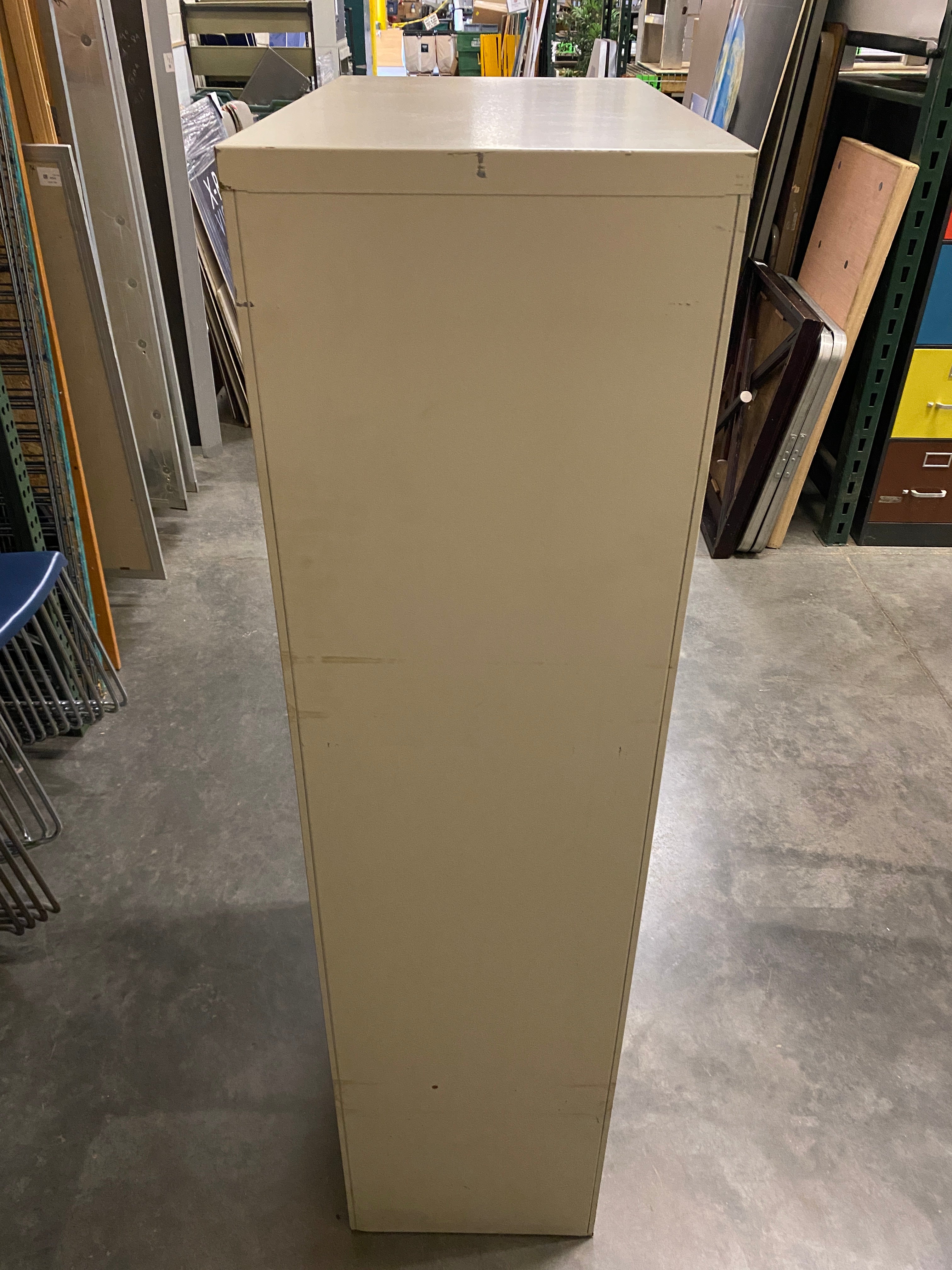 HON Grey 5 Drawer File Cabinet