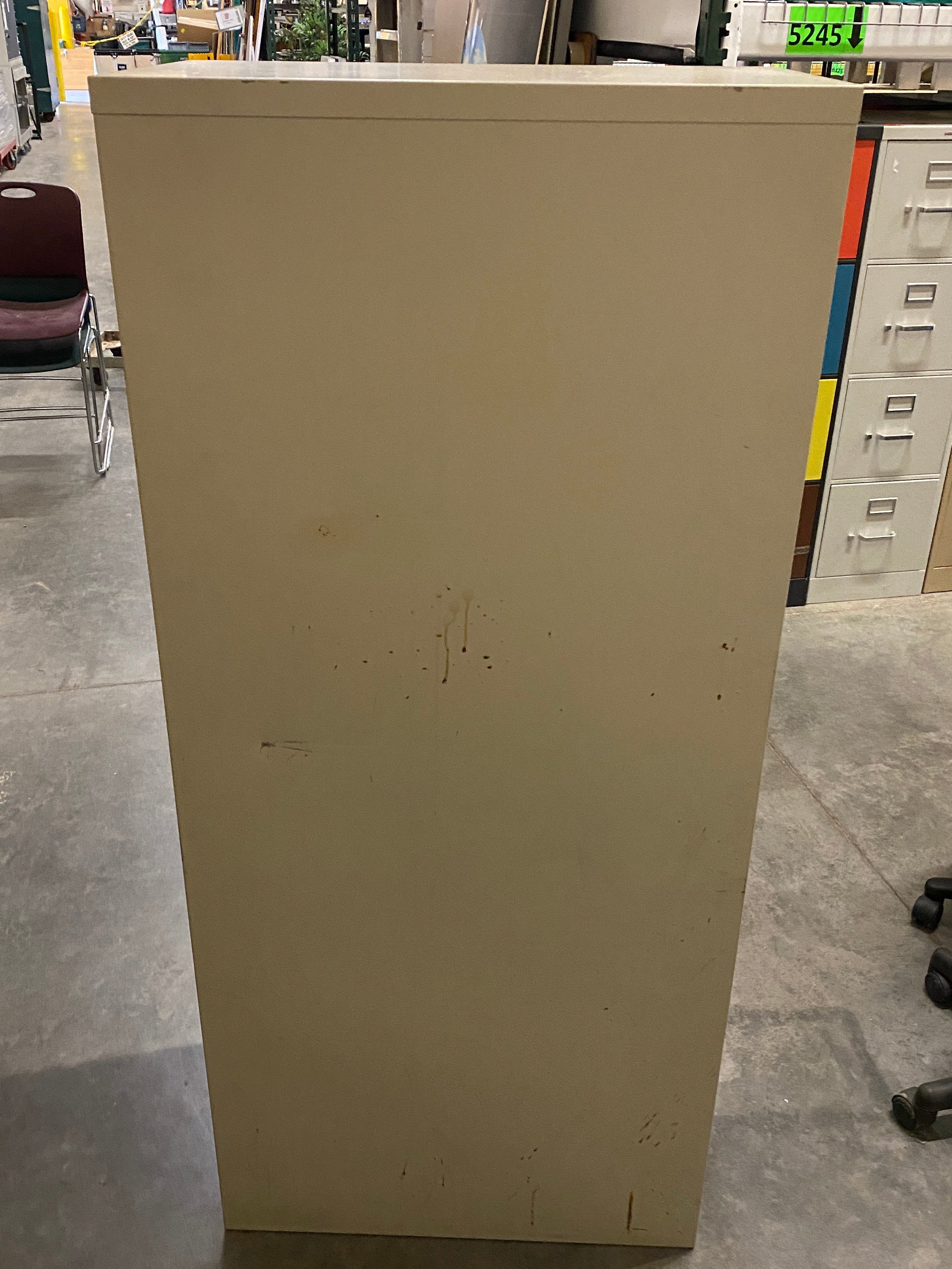 HON Grey 5 Drawer File Cabinet