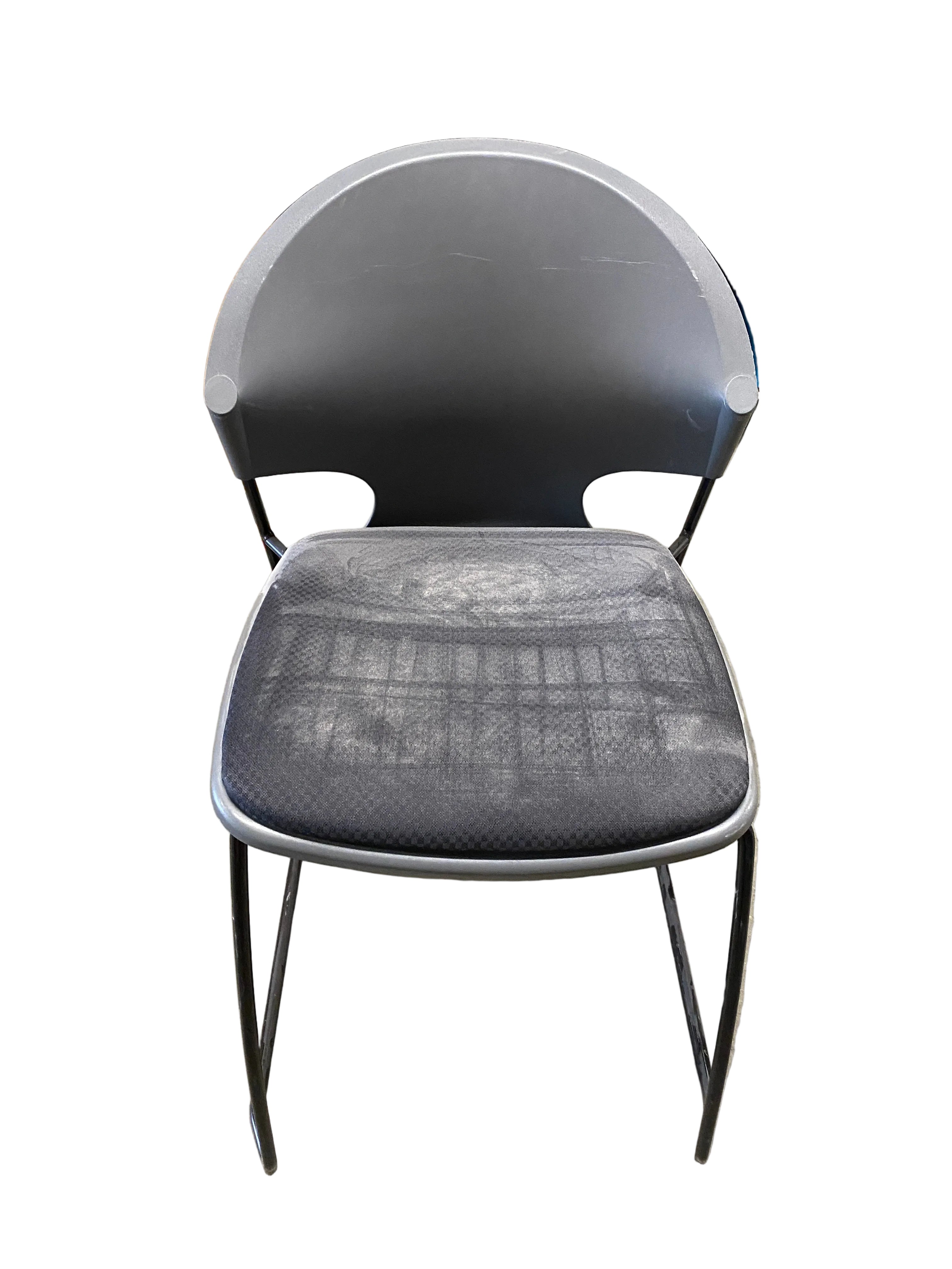 Fixture Furniture #R65000 Black Upholstered Stackable Chairs