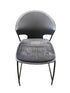 Fixture Furniture #R65000 Black Upholstered Stackable Chairs