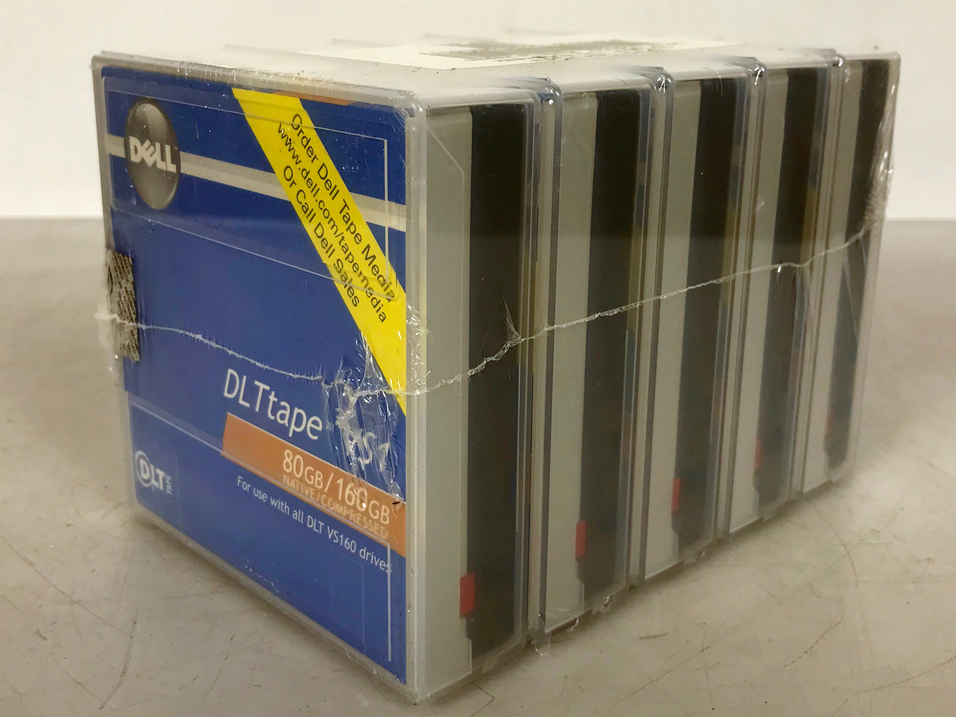 5-Pack Dell DLTtape VS1 80GB/160GB Tape Cartridges