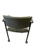 Steelcase Green Upholstery Rolling Stacking Chair