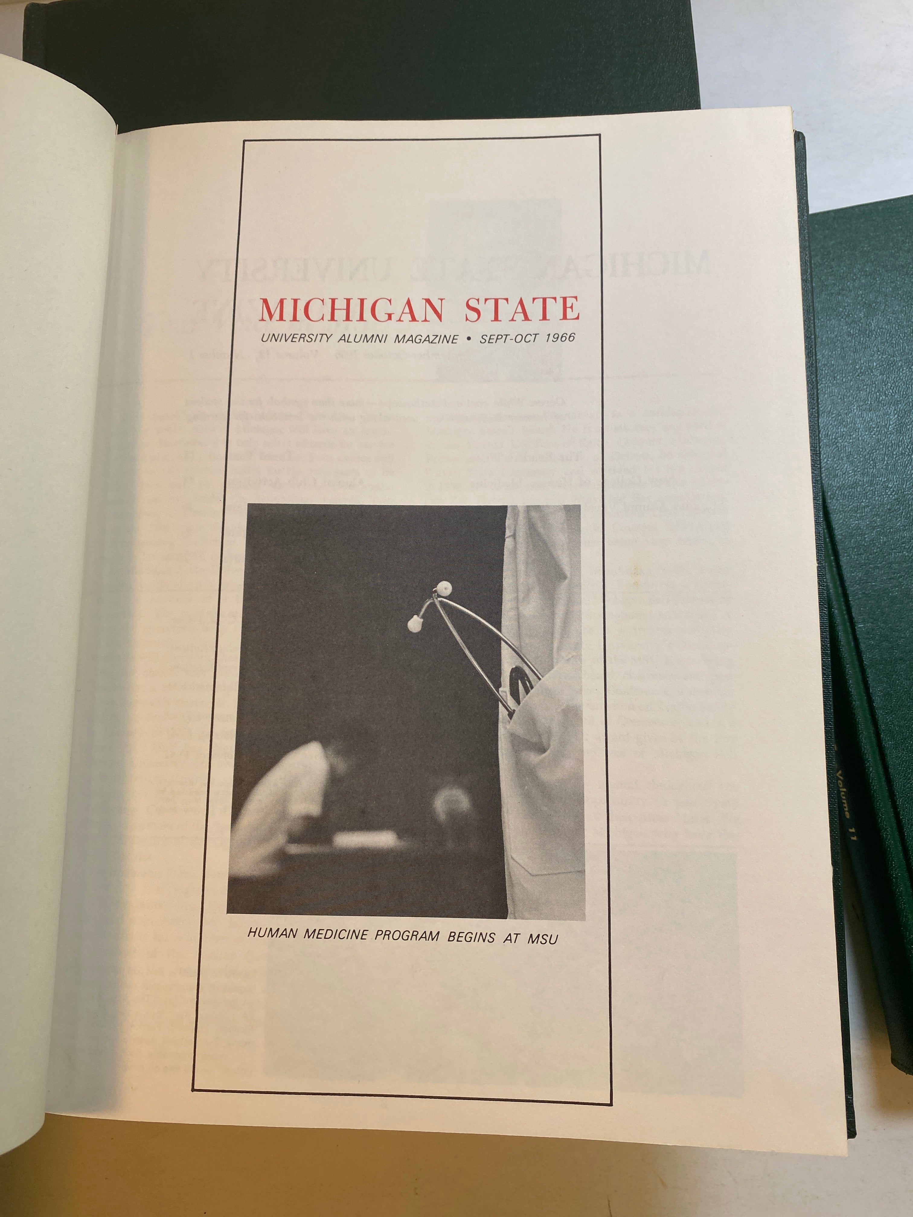MSU Alumni Magazine Library Bound Complete Years 1965-1970