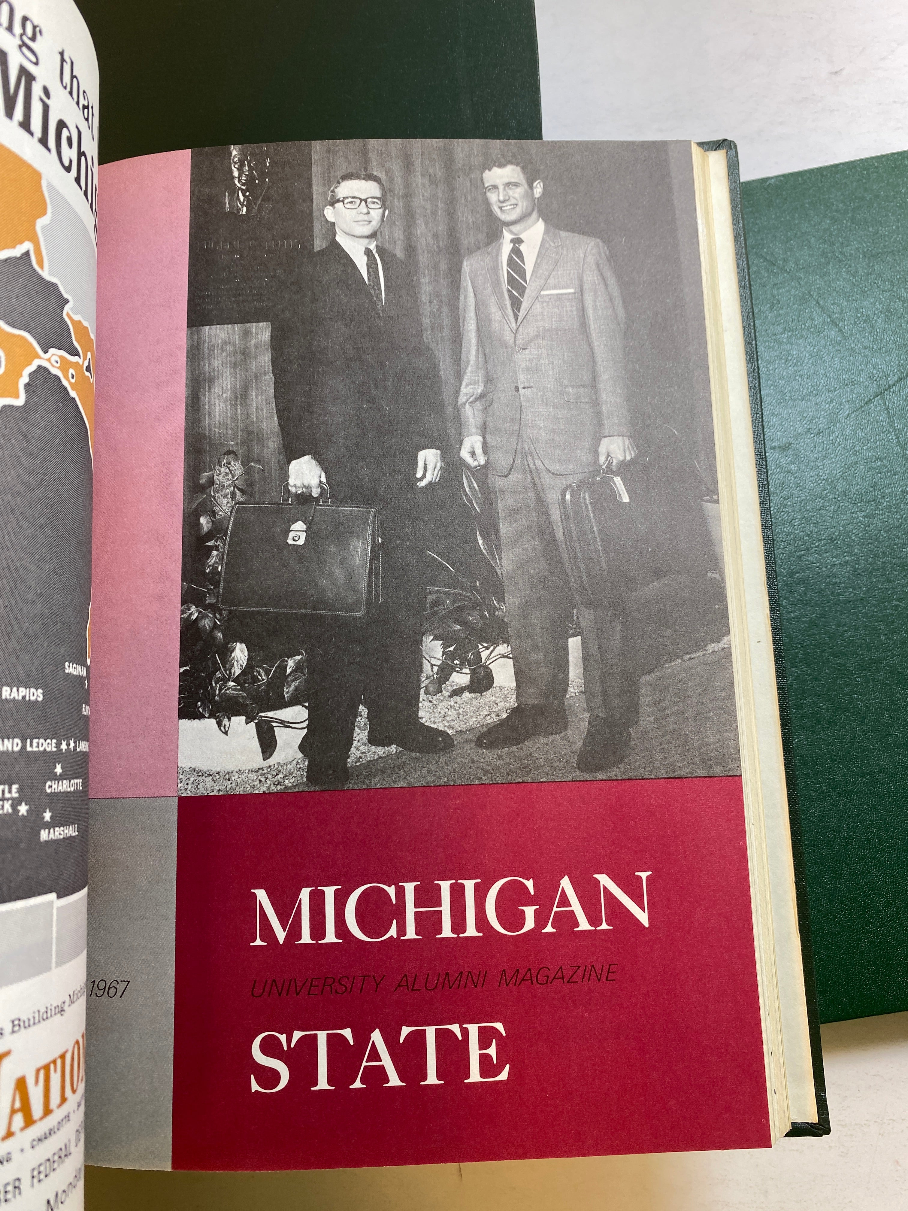 MSU Alumni Magazine Library Bound Complete Years 1965-1970