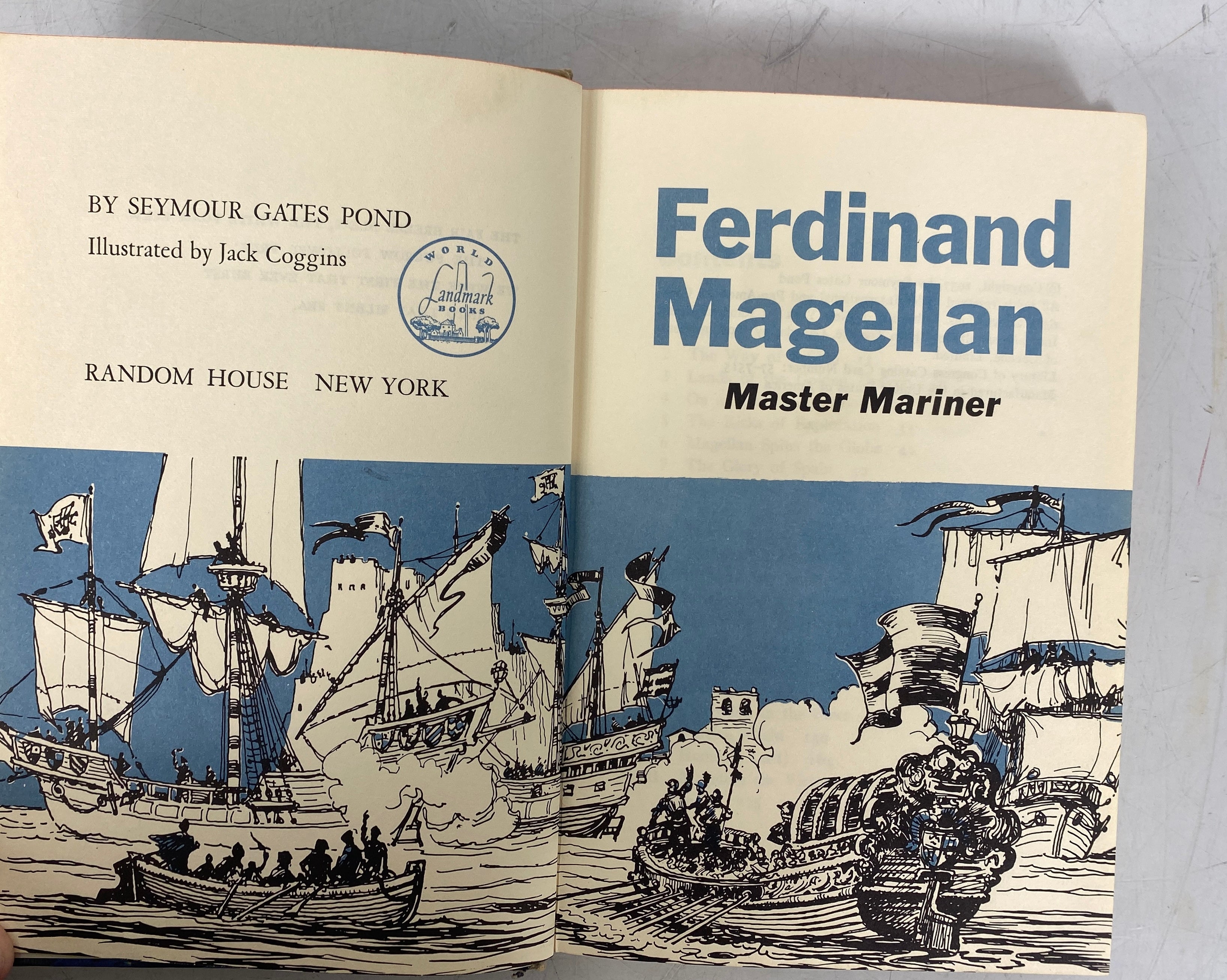 Ferdinand Magellan Master Mariner by Seymour Gates Pond 1957 Vintage HC