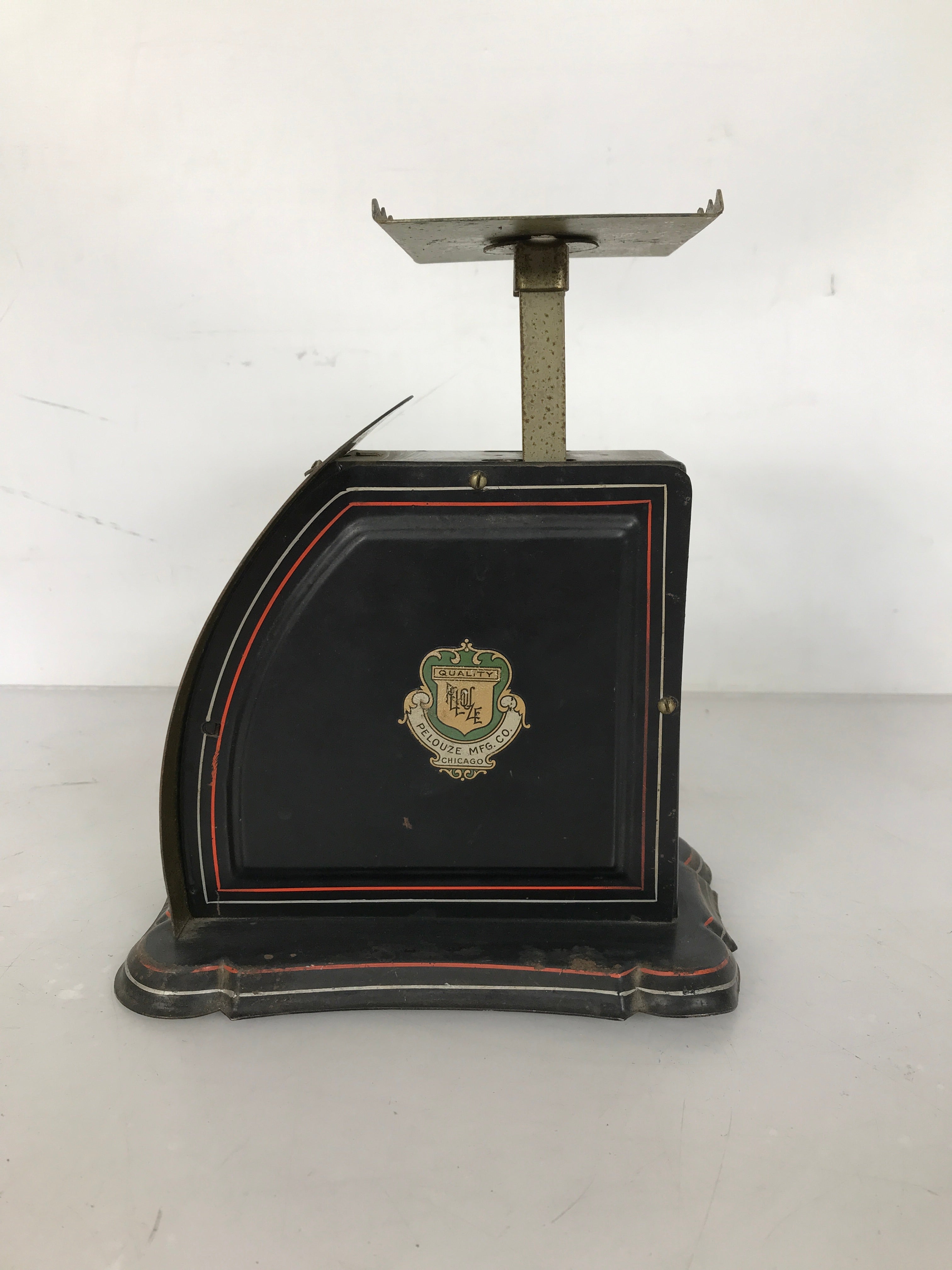 Antique 1903 National Postal Scale by Pelouze Mfg Co with Excellent Graphics