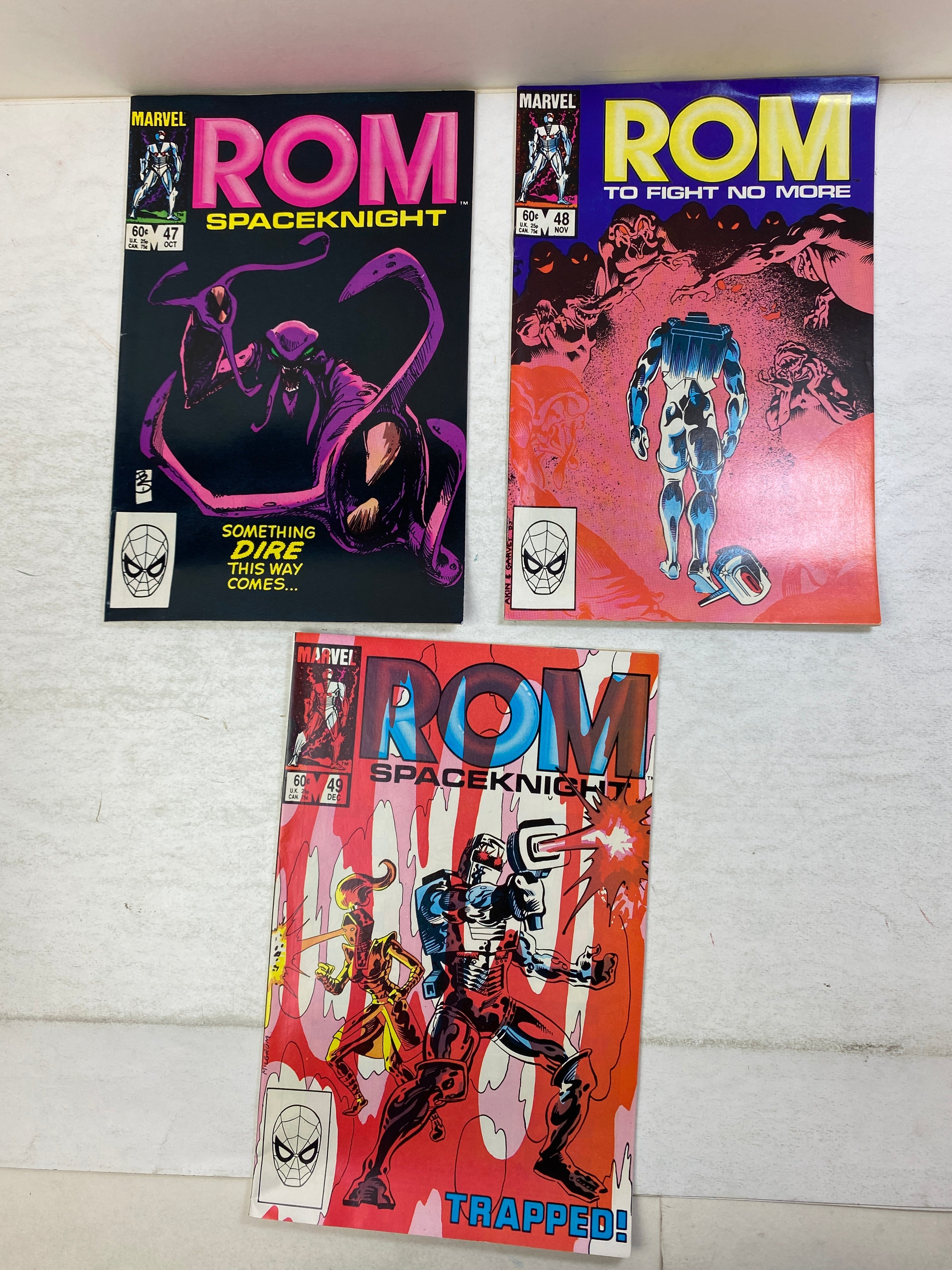 Lot of 10 Rom Spaceknight Marvel Comics 1983