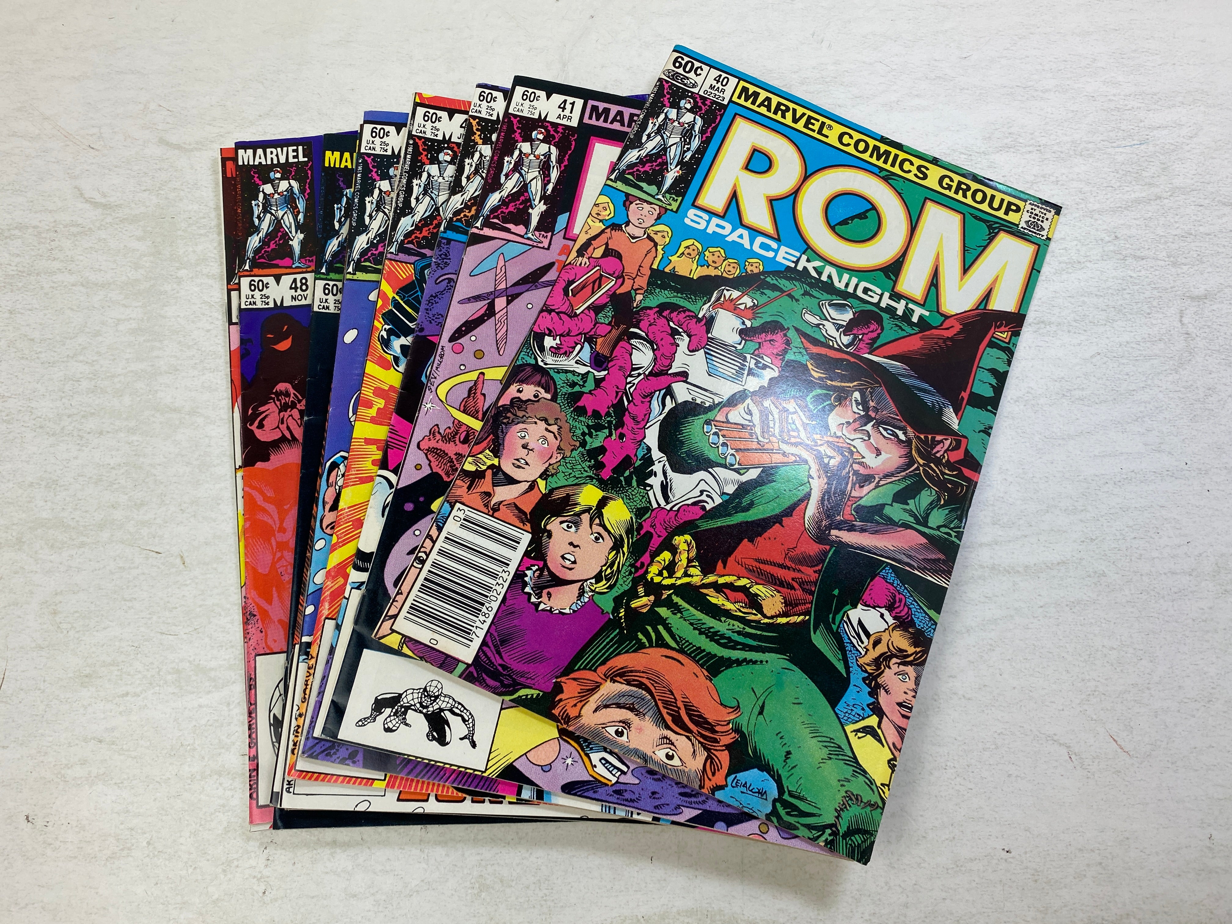 Lot of 10 Rom Spaceknight Marvel Comics 1983