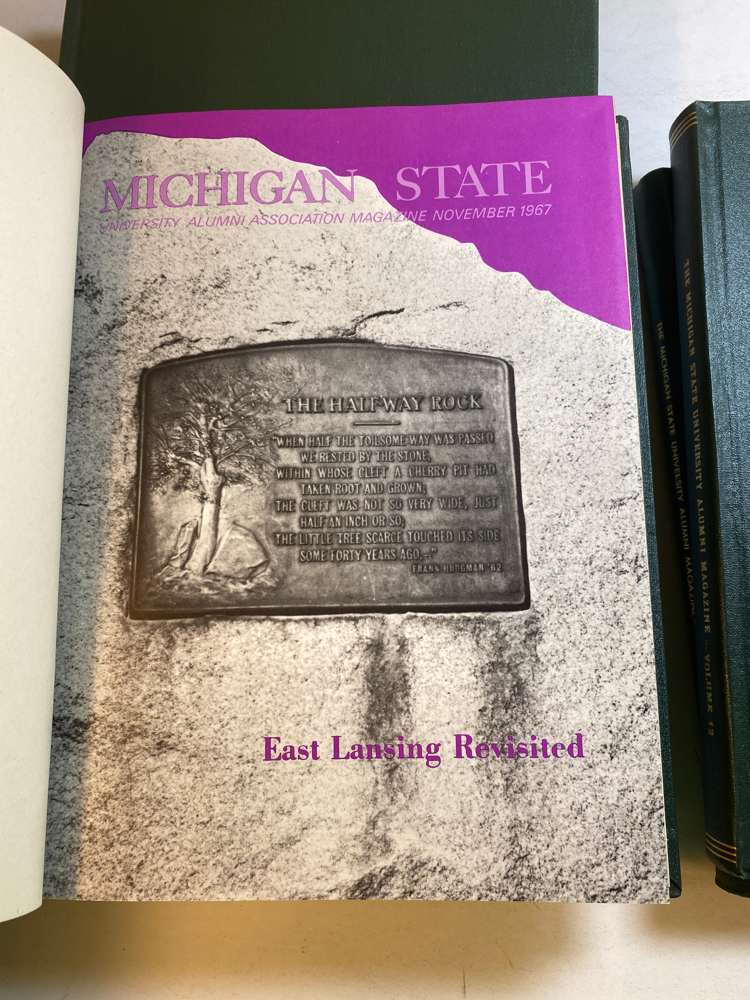 MSU Alumni Magazine Library Bound Complete Years 1965-1970