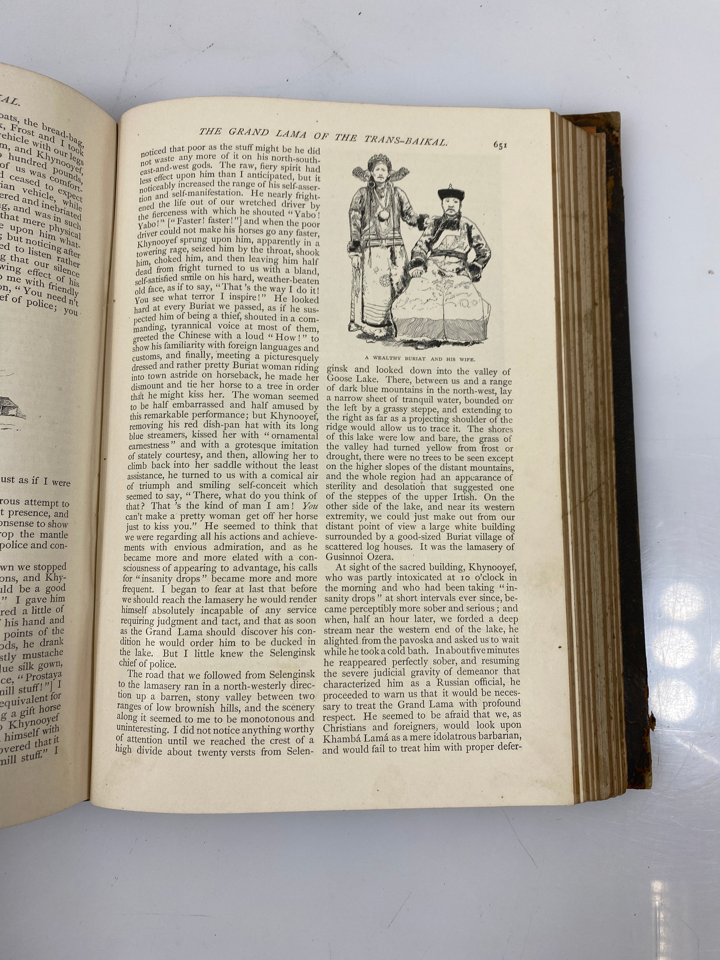 The Century Magazine November 1888-April 1889 Vol XXXVII Leather Bound