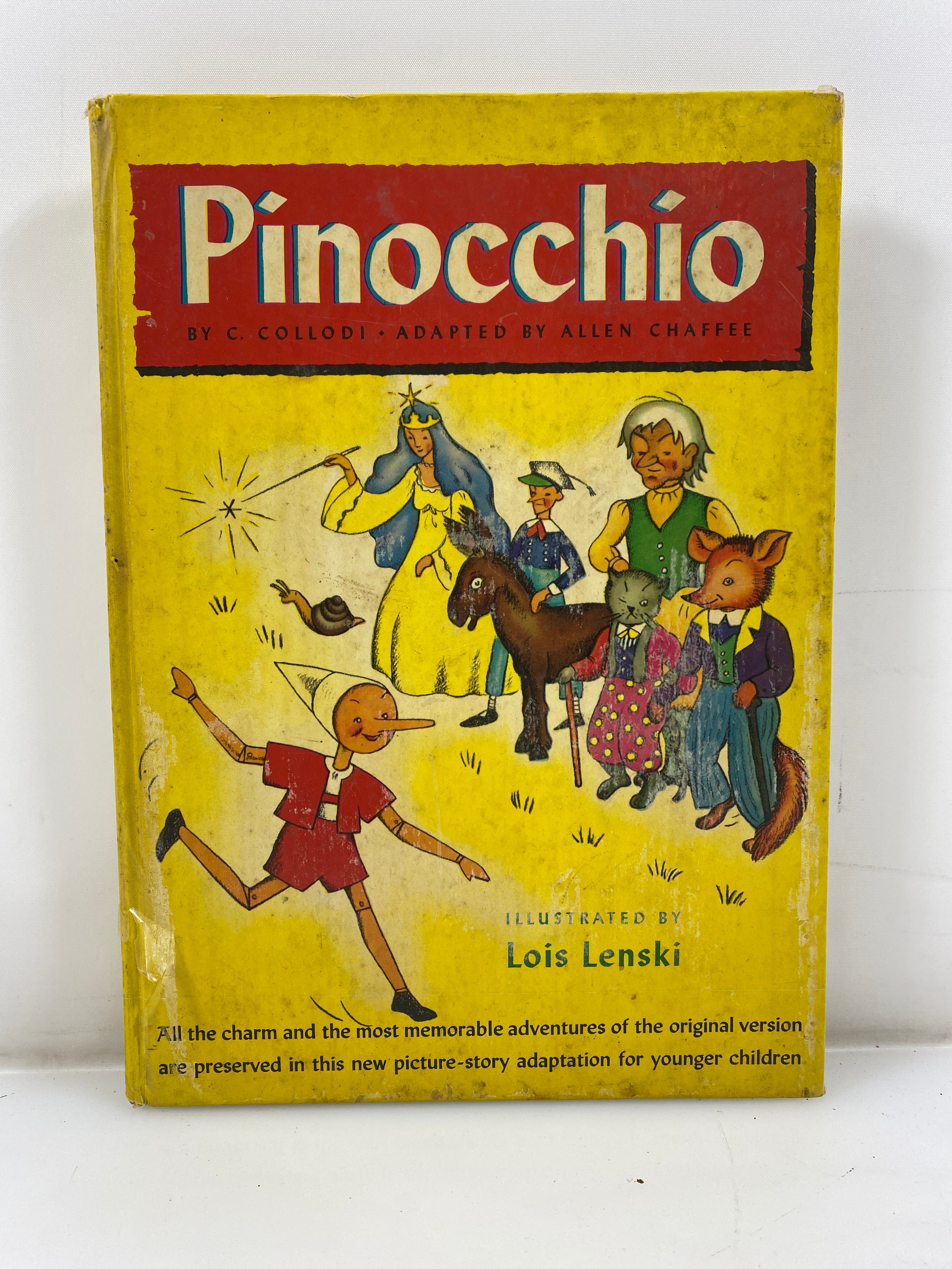 Pinocchio Carlo Collodi/Allen Chaffee Random House 1946 HC
