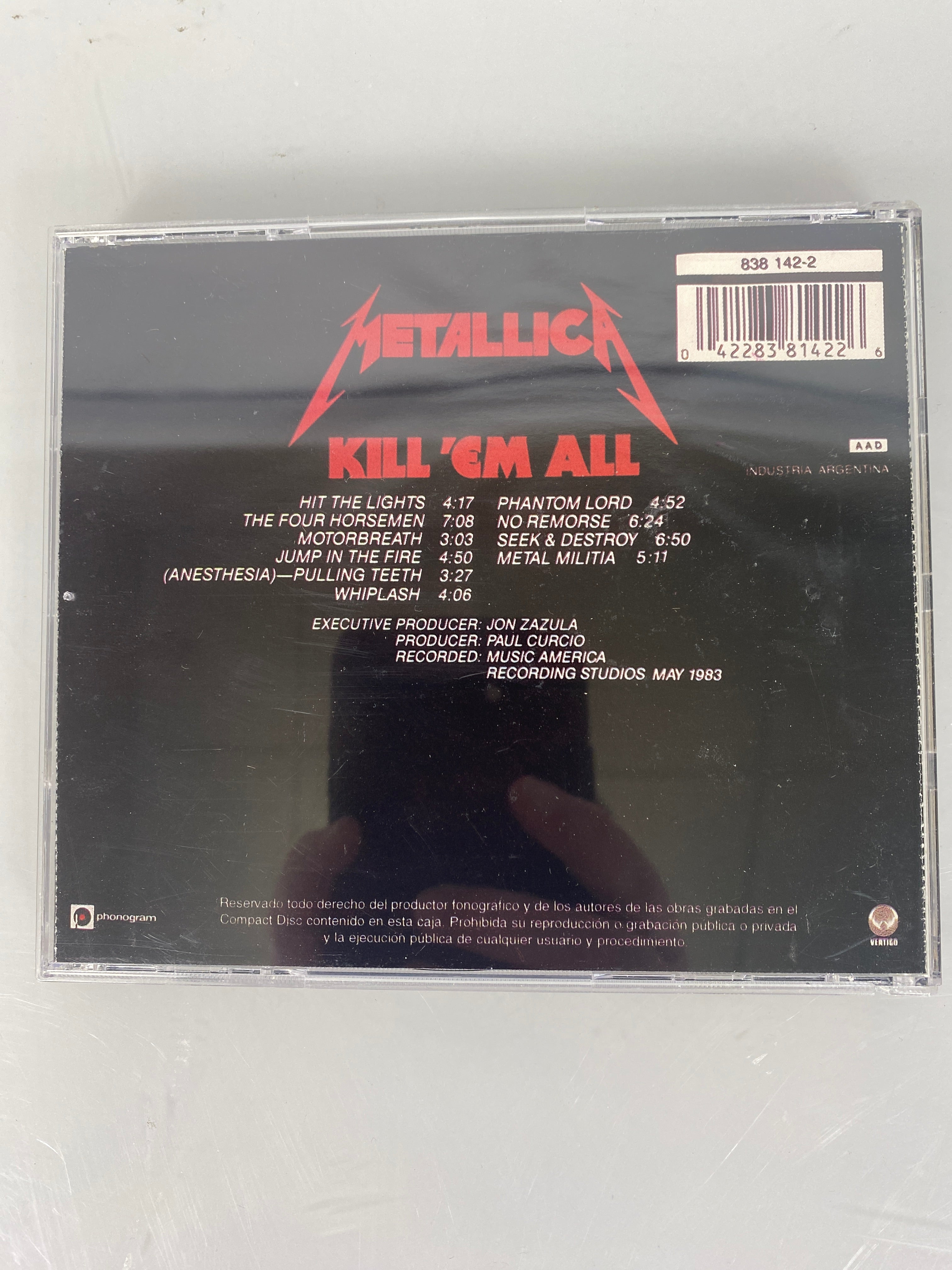 Metallica Kill Em All CD