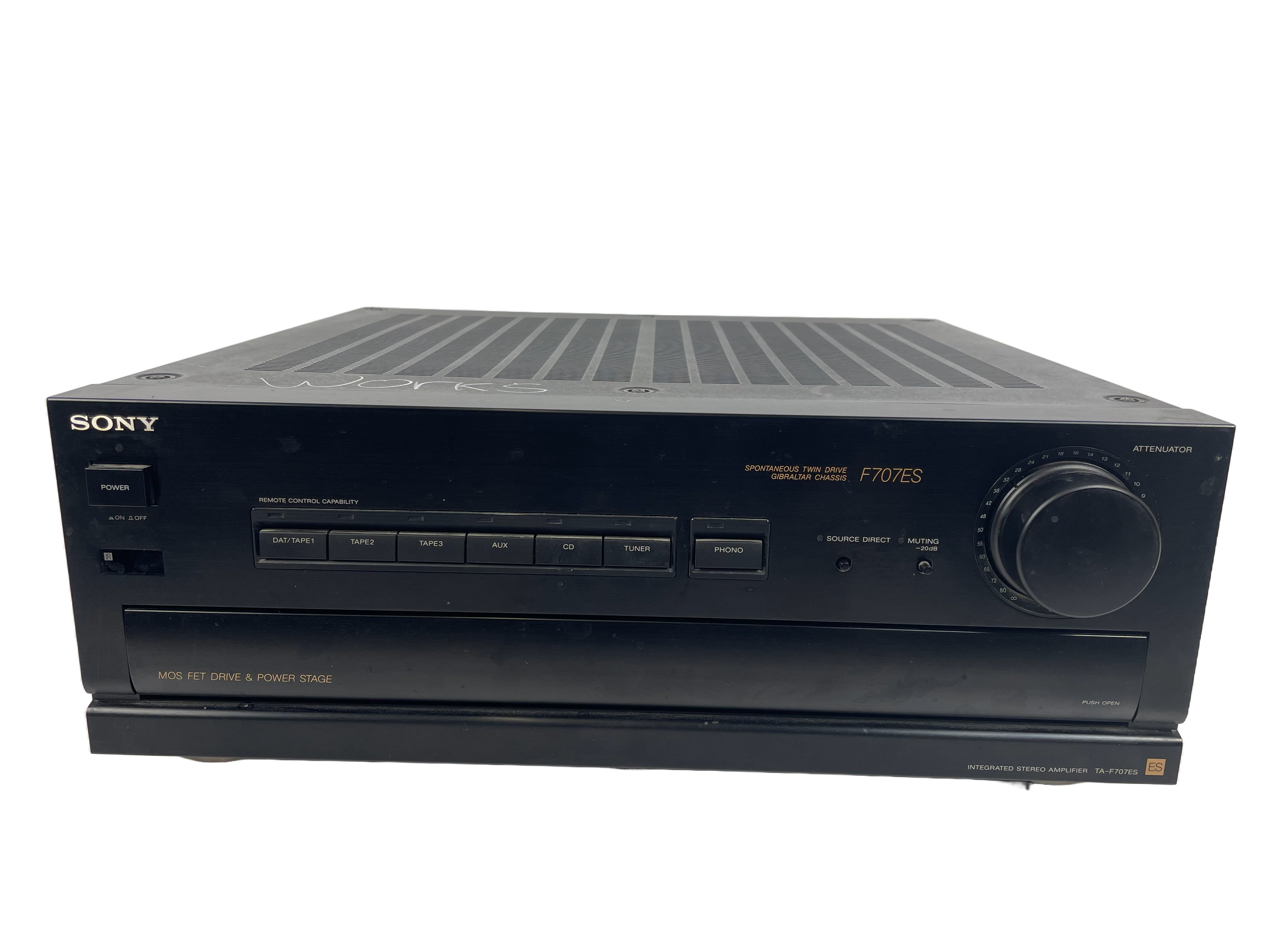 Sony Integrated Stereo Amplifier TA-F707ES