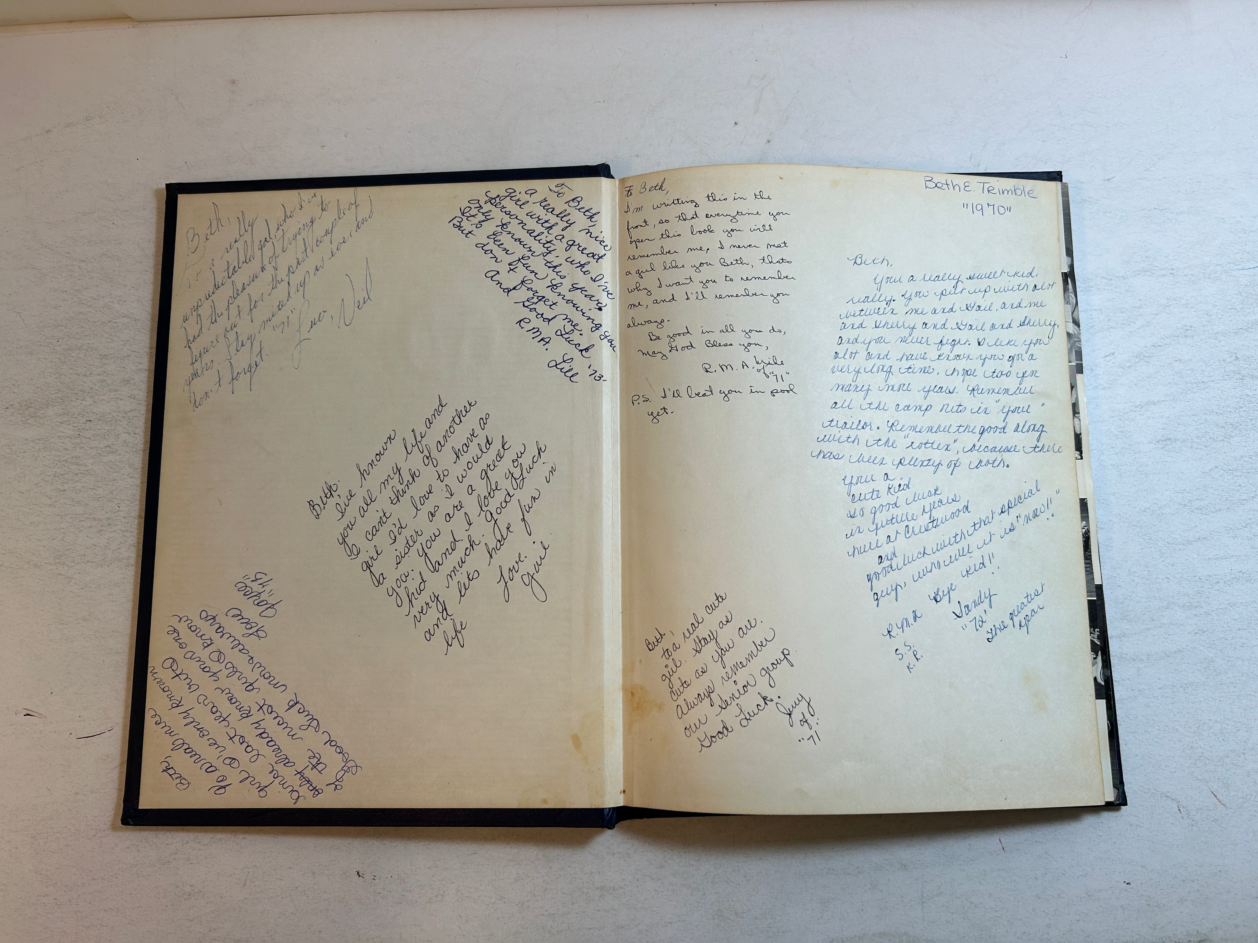 1970 Crestwood High School Yearbook "Lancer" Dearborn Heights Michigan HC