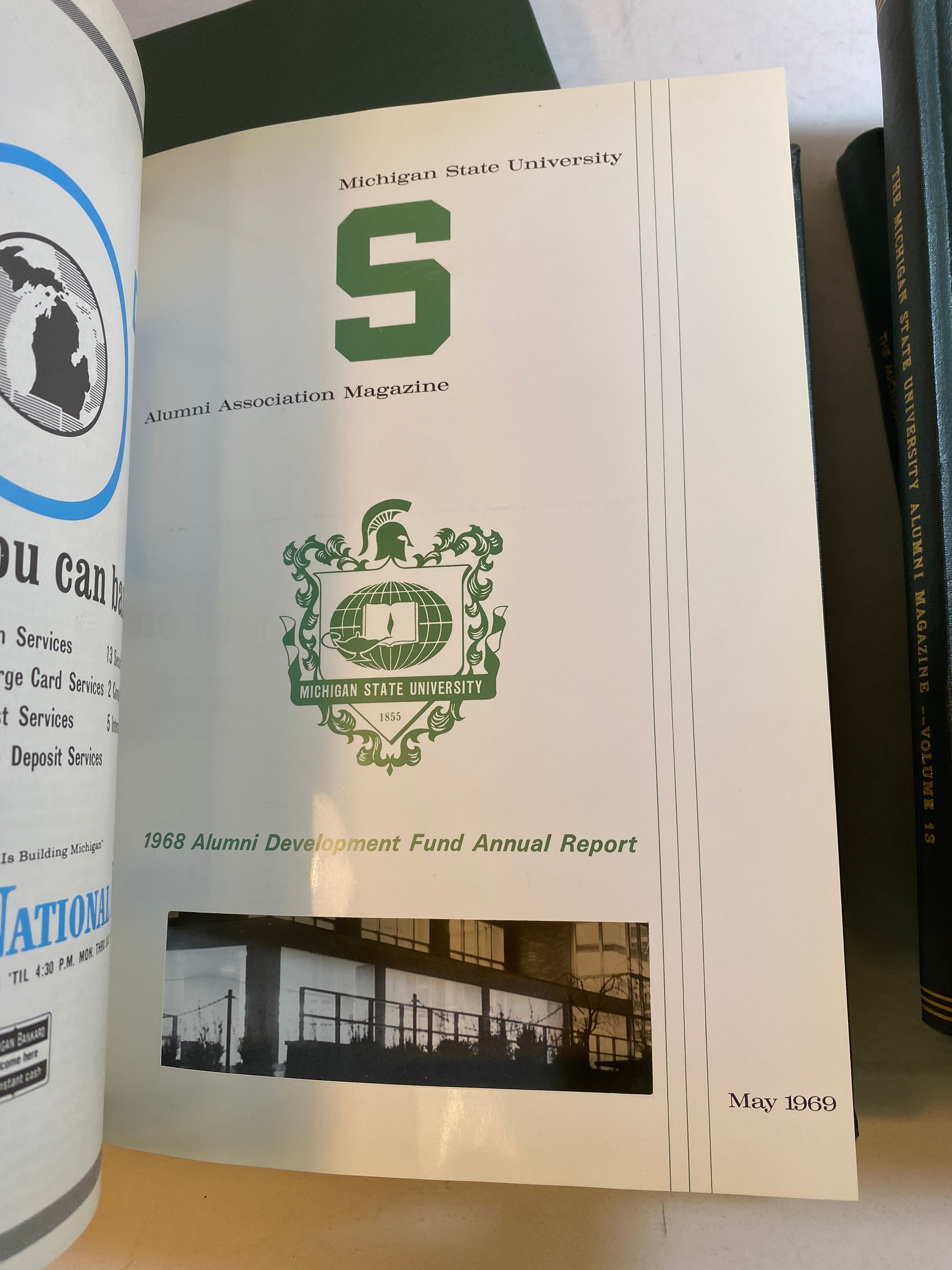 MSU Alumni Magazine Library Bound Complete Years 1965-1970
