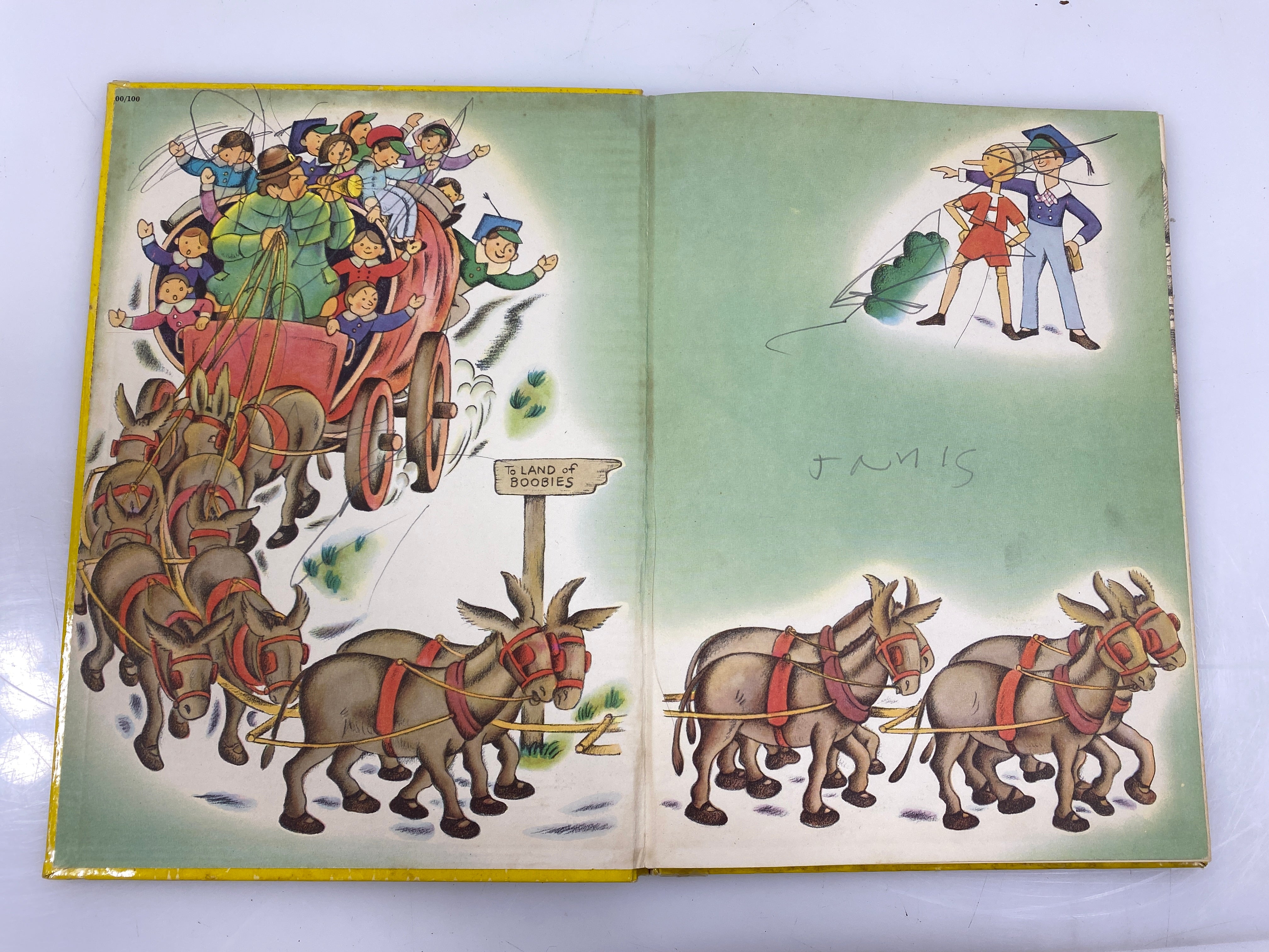 Pinocchio Carlo Collodi/Allen Chaffee Random House 1946 HC