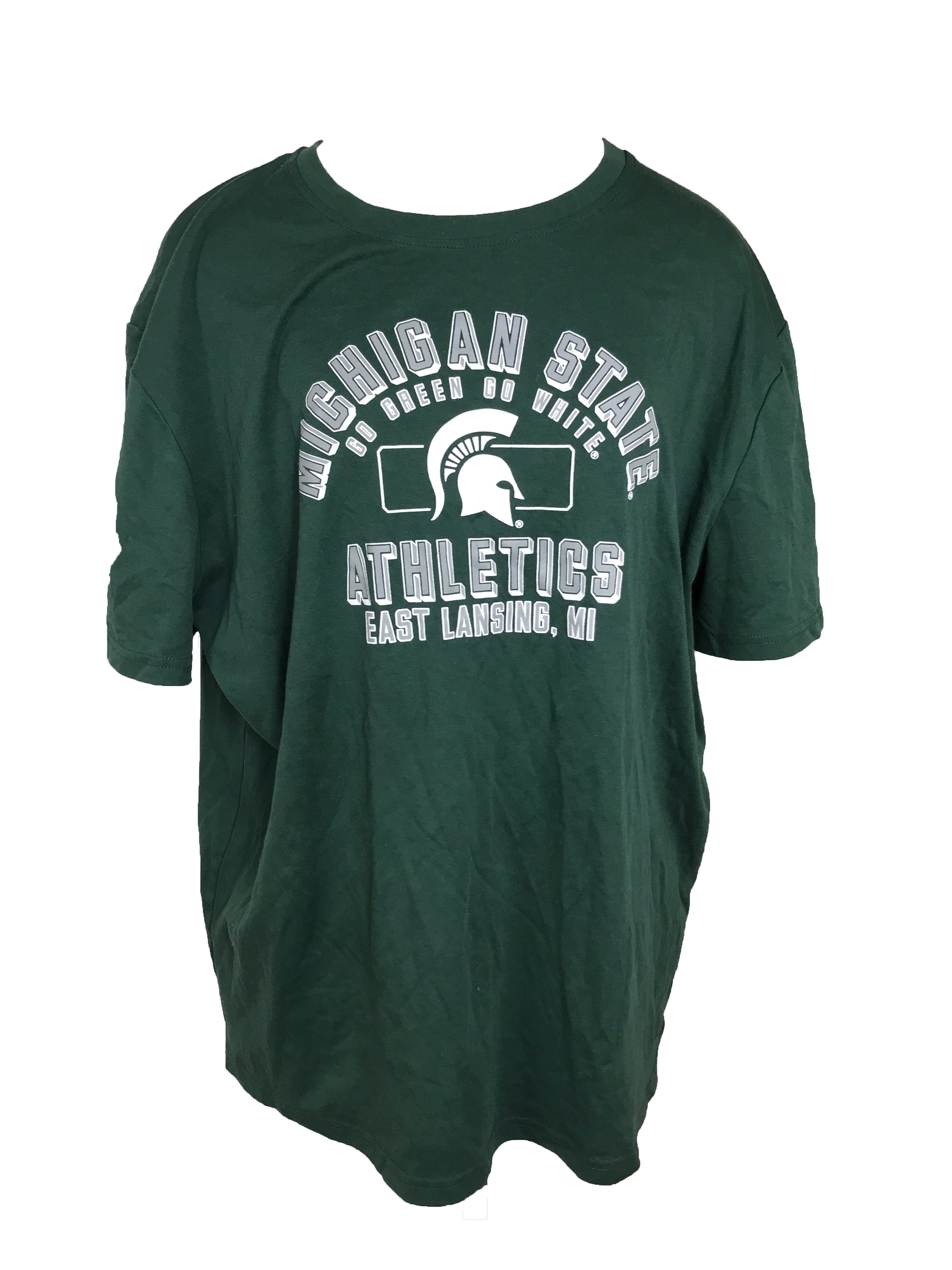 Michigan State Athletics Green T-Shirt Unisex XXL
