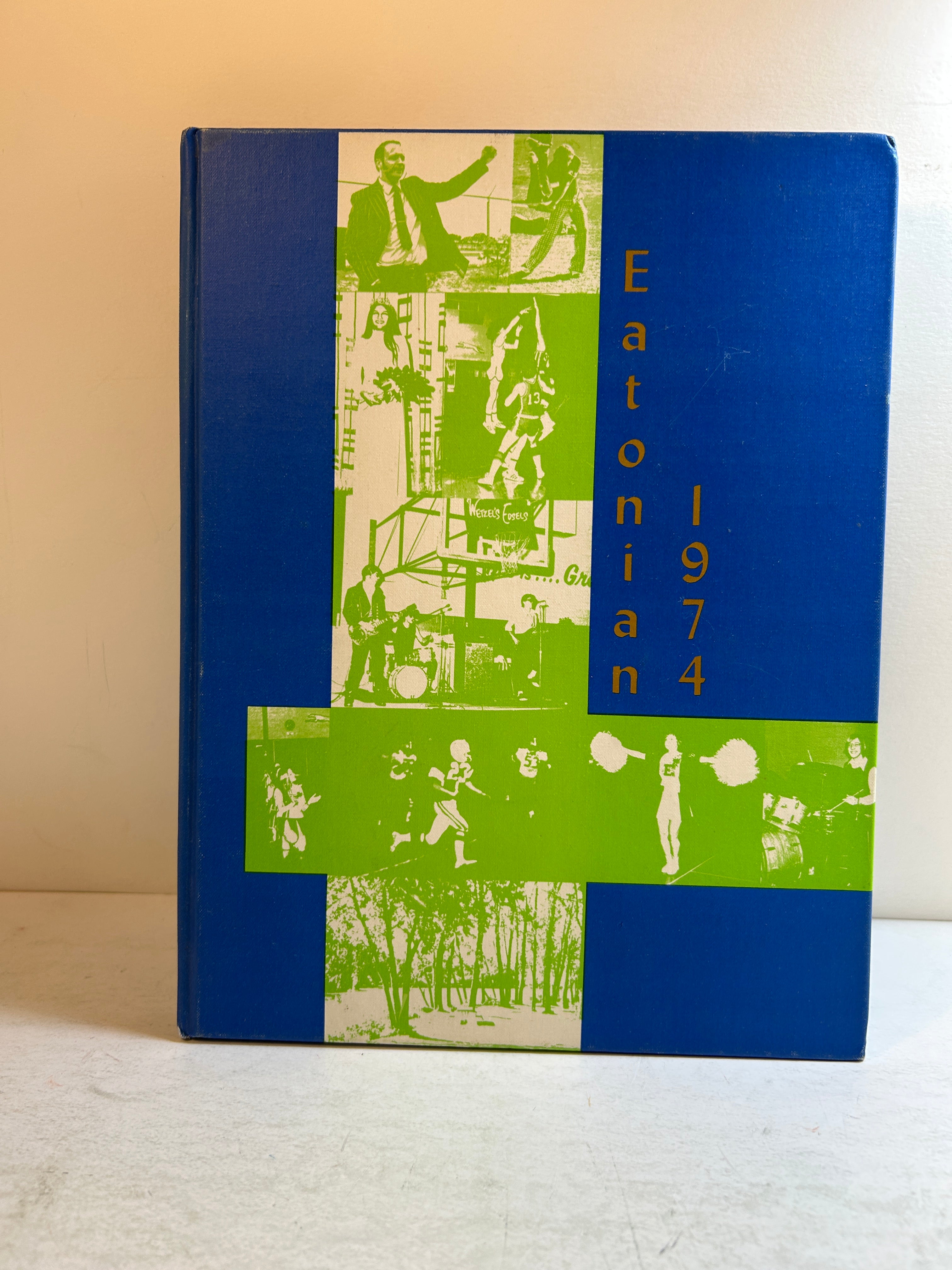 1974 Eaton Rapids High School Yearbook "Eatonian" Eaton Rapids Michigan HC