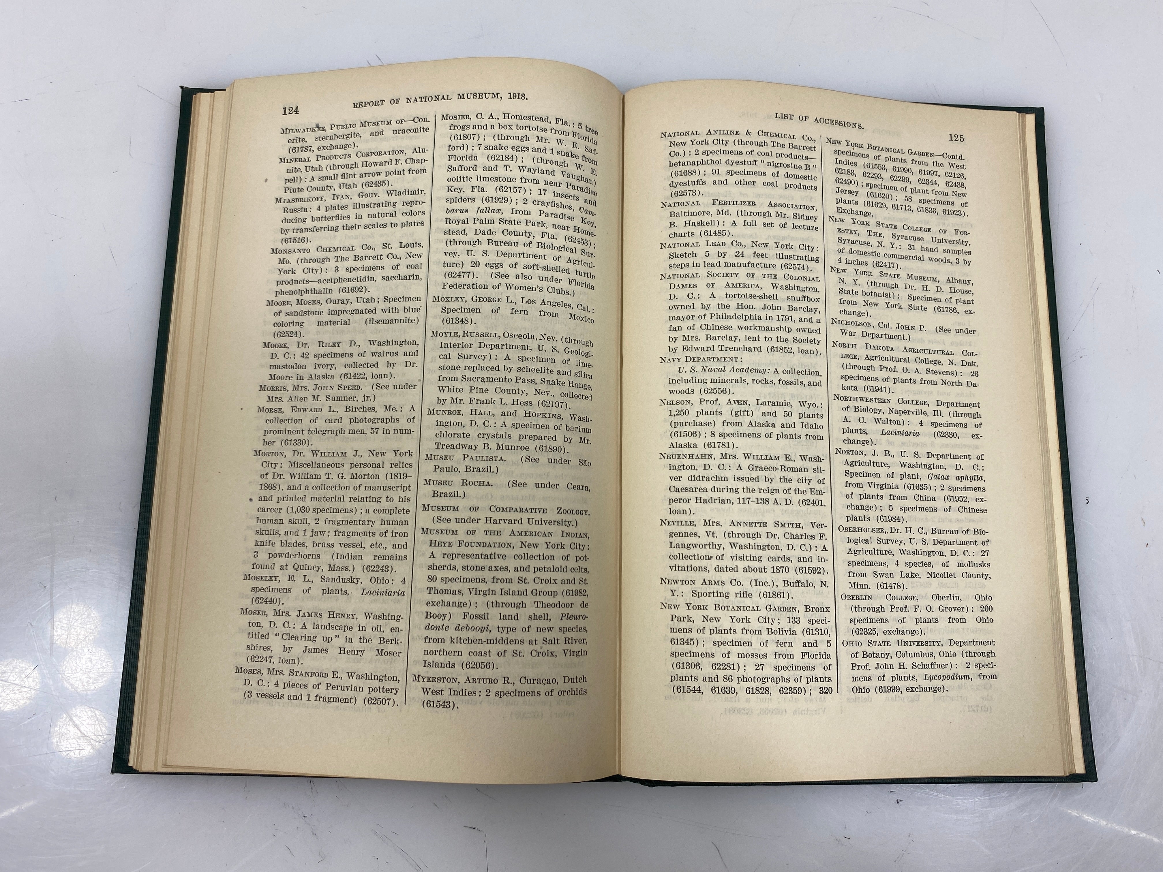 Annual Report of the Board of Regents of the Smithsonian Institution 1919 HC