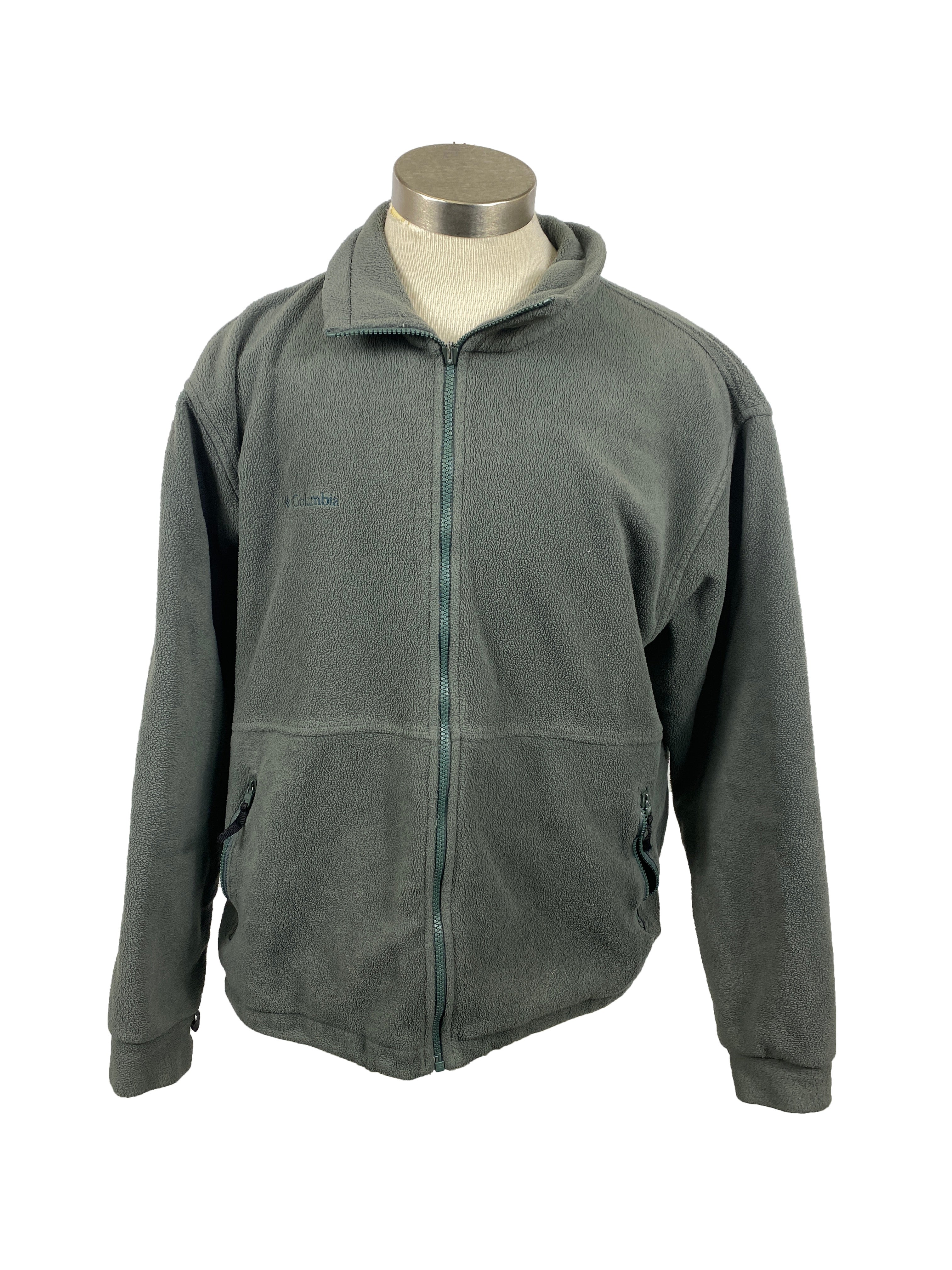 Green Columbia Zip Up Jacket Men's Size L