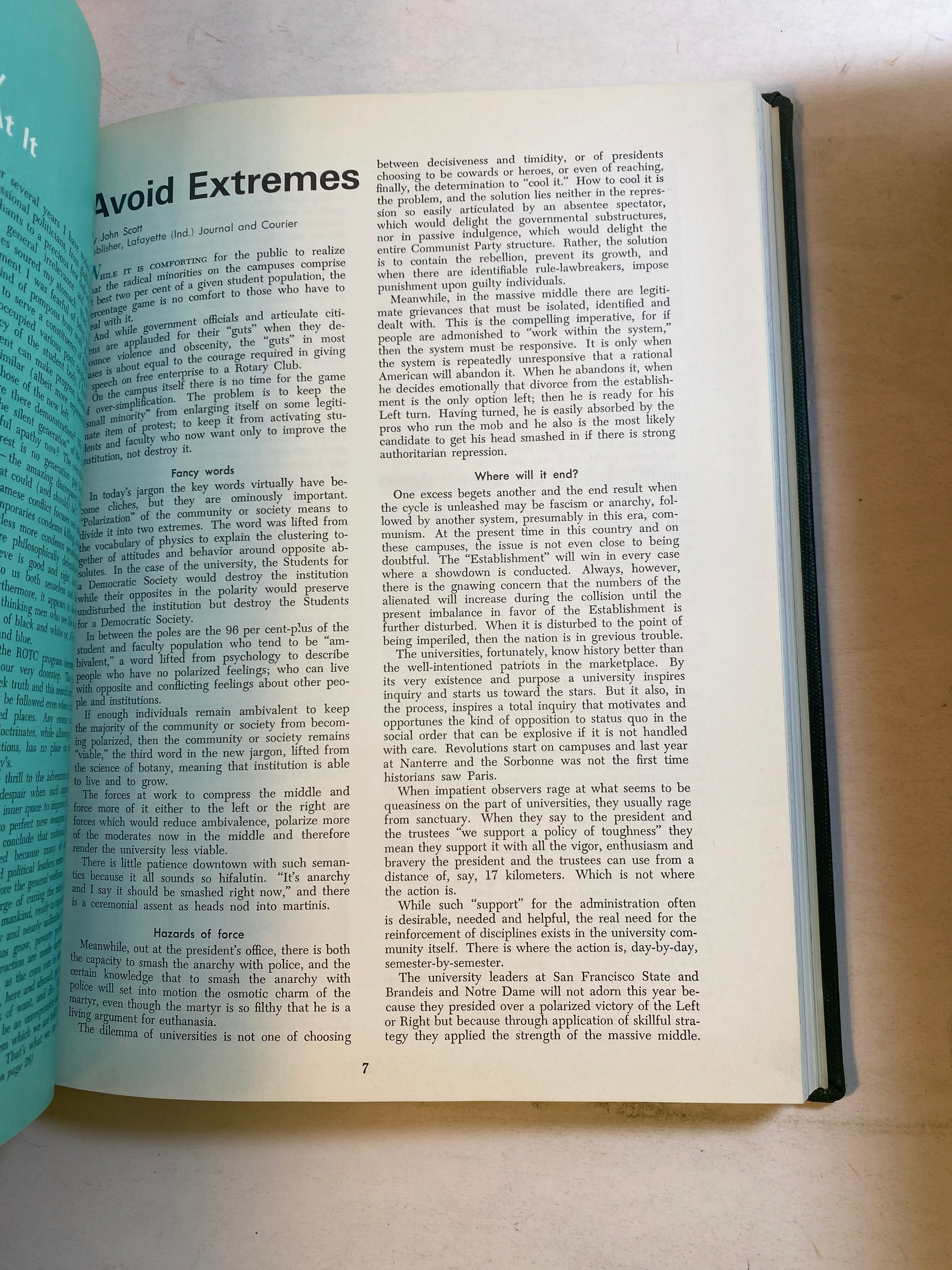 MSU Alumni Magazine Library Bound Complete Years 1965-1970