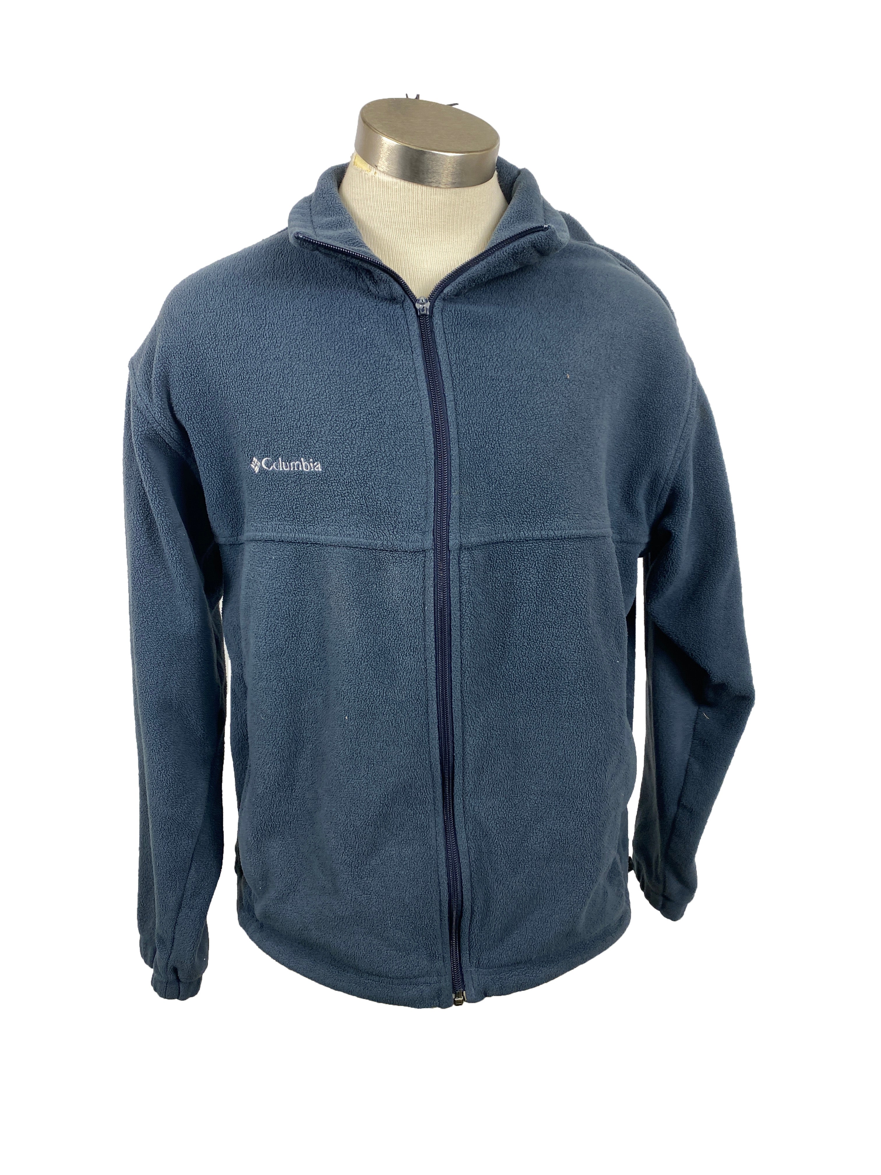 Blue Columbia Zip Up Fleece Jacket Men's Size L