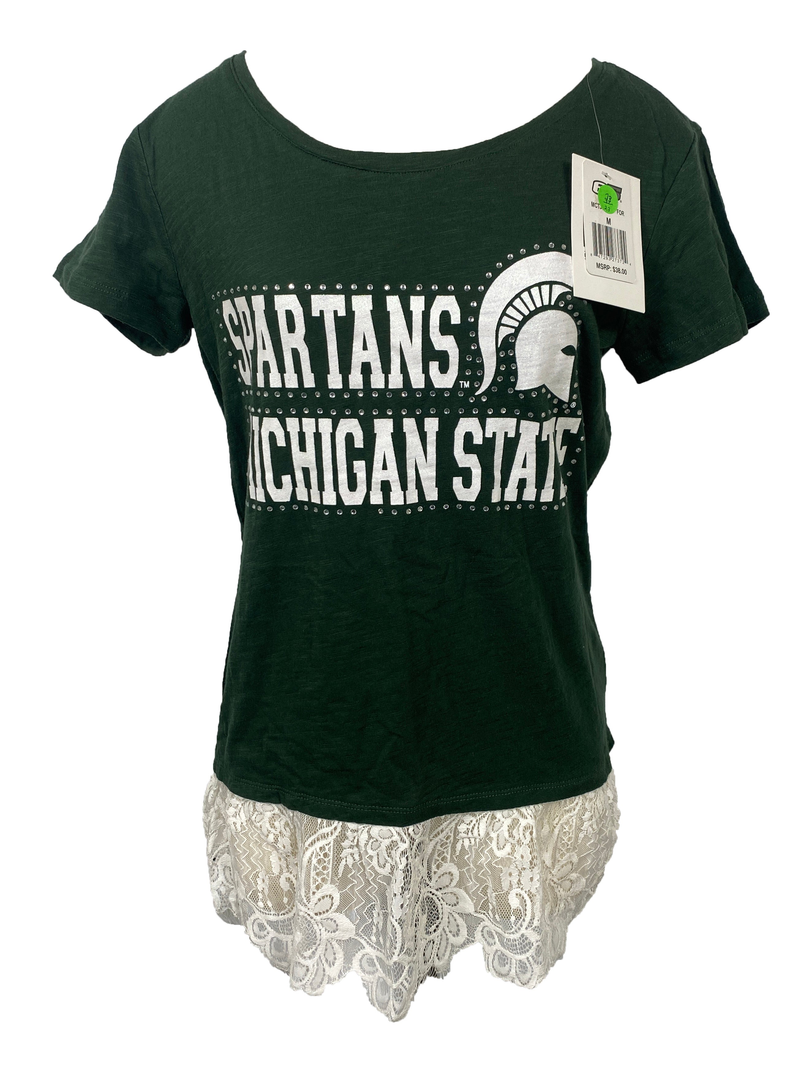 MSU Green T-Shirt Women's Size M