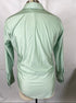 Vintage 1970's Qiana Green Dress Shirt Men's Size 15 32-33