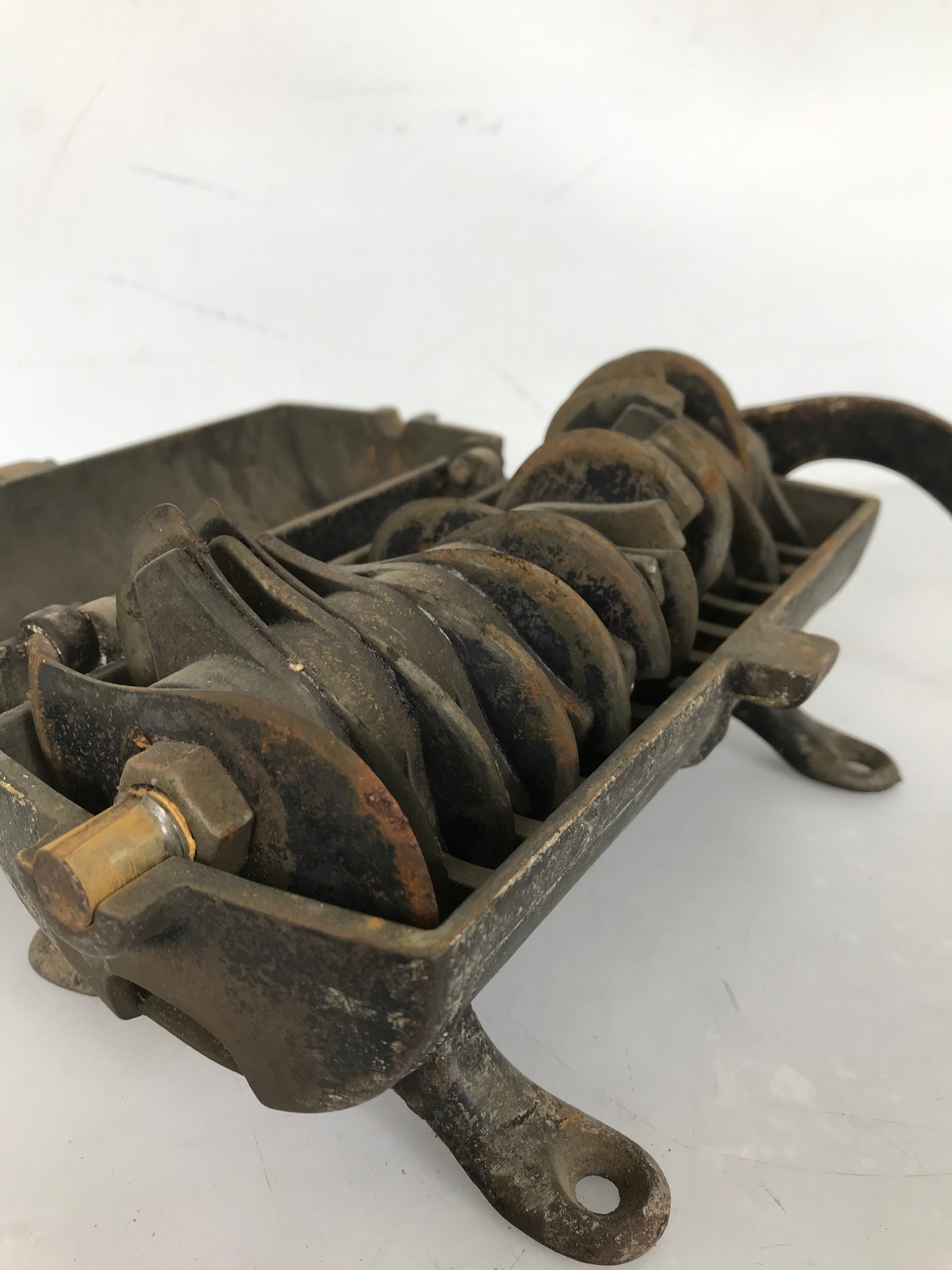 Antique Cast Iron Tobacco Cutter Shredder
