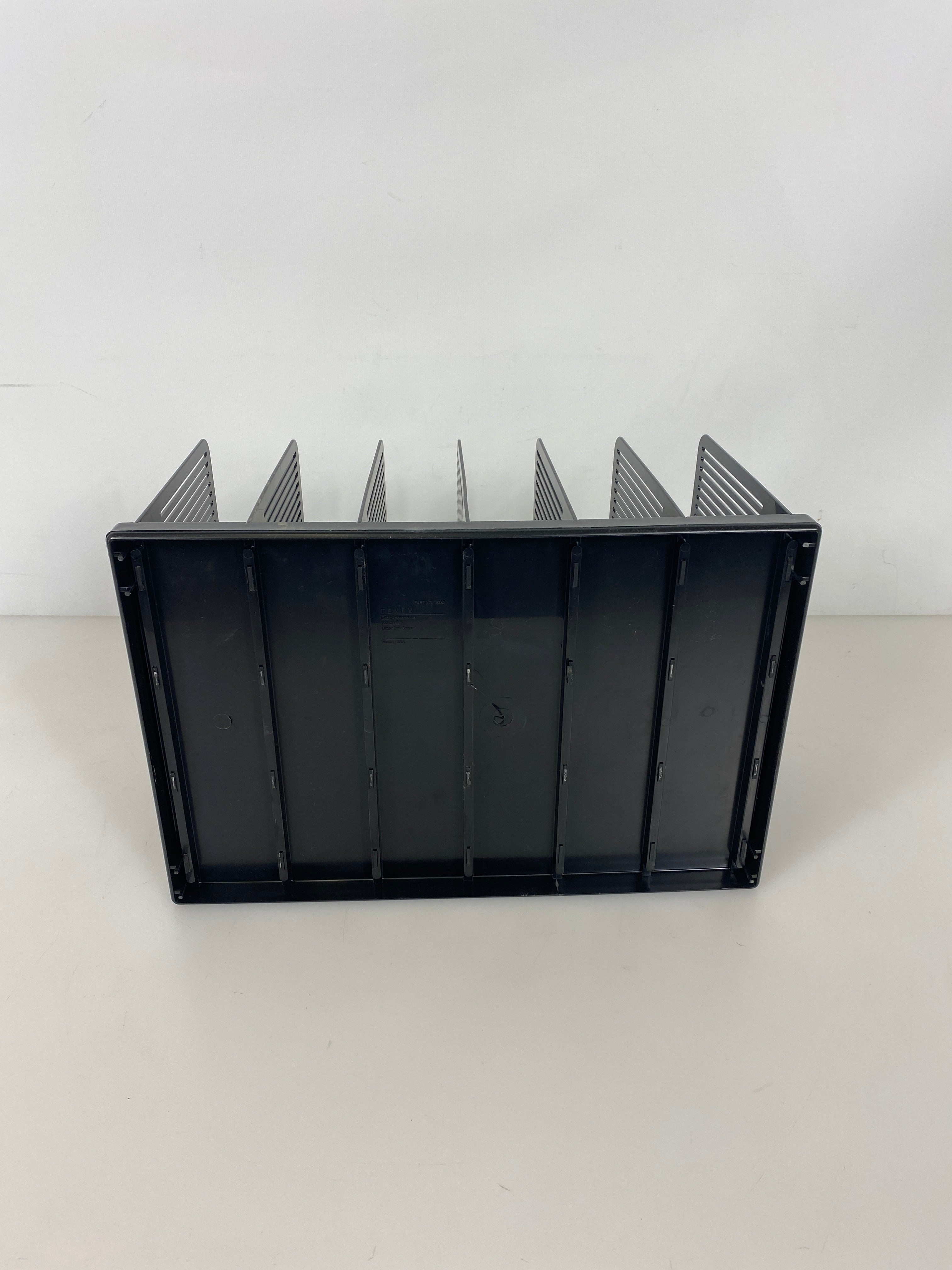 Tenex Black Plastic Letter Tray Sorter