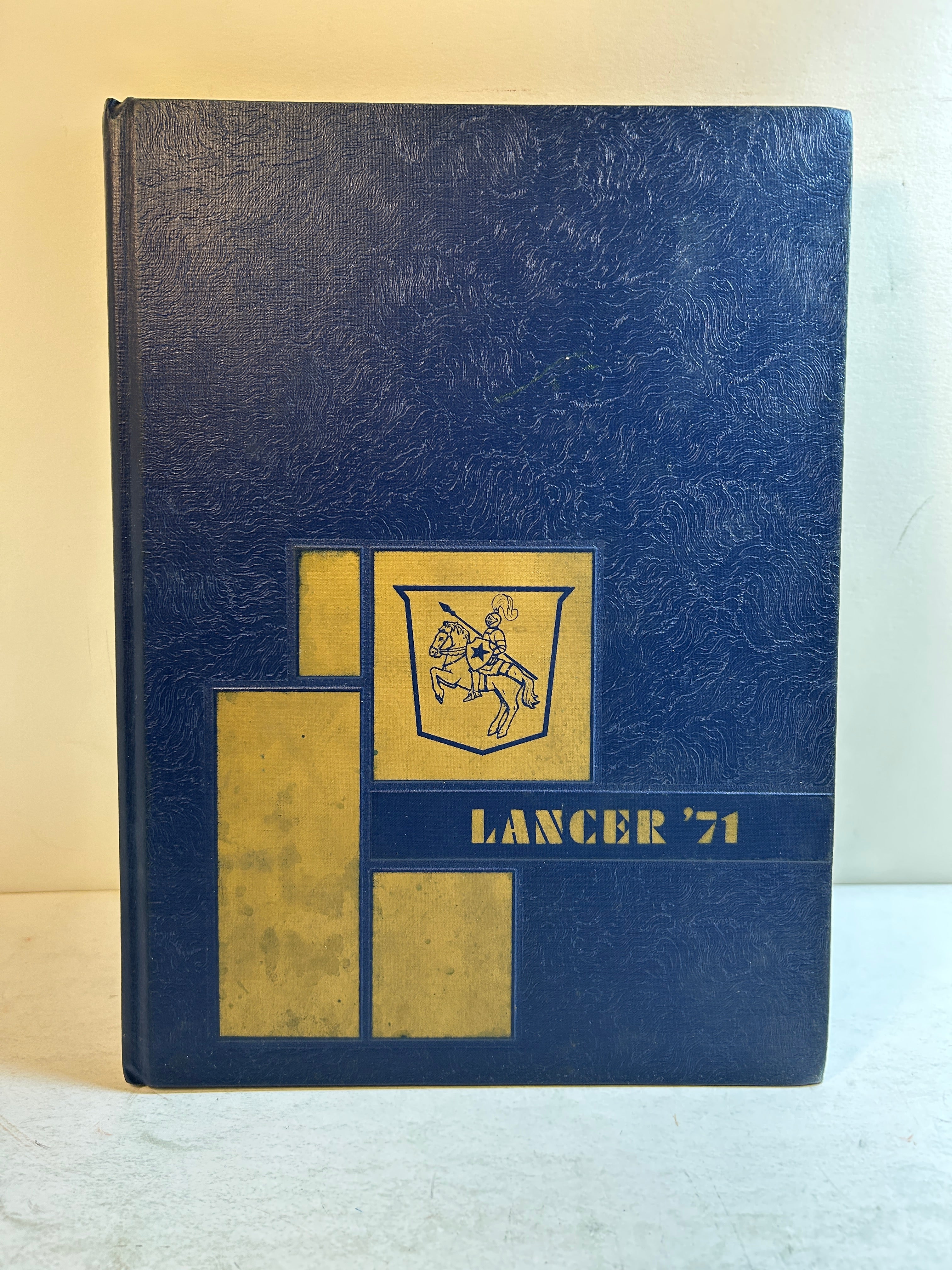 1971 Crestwood High School Yearbook "Lancer" Dearborn Heights Michigan HC