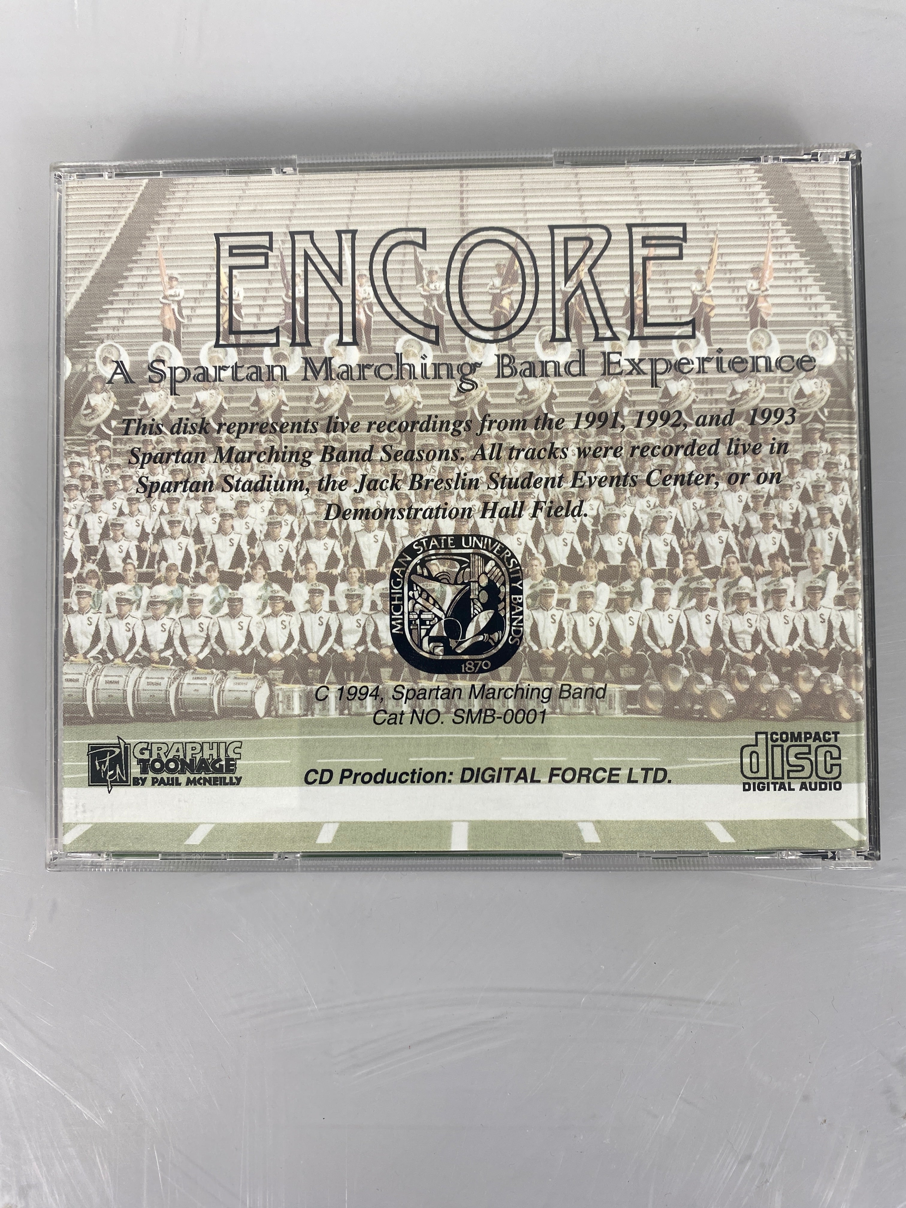 Encore A Spartan Marching Band Experience CD