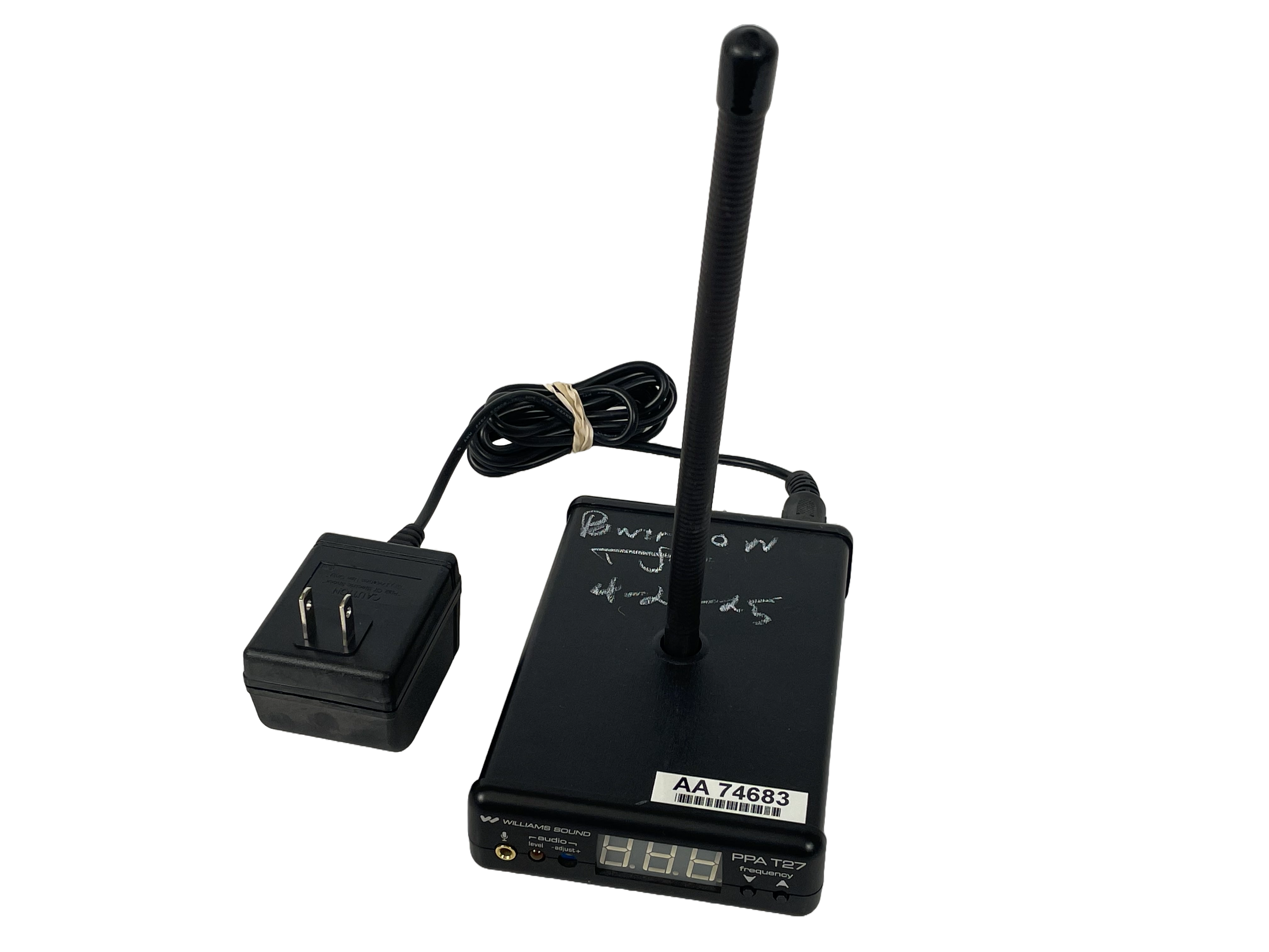 Williams Sound PPA T27 Personal PA Compact FM Base-Station Stationary Transmitter