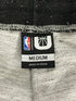 NBA Gray and Black Chicago Bulls Sweatpants Men's Size M