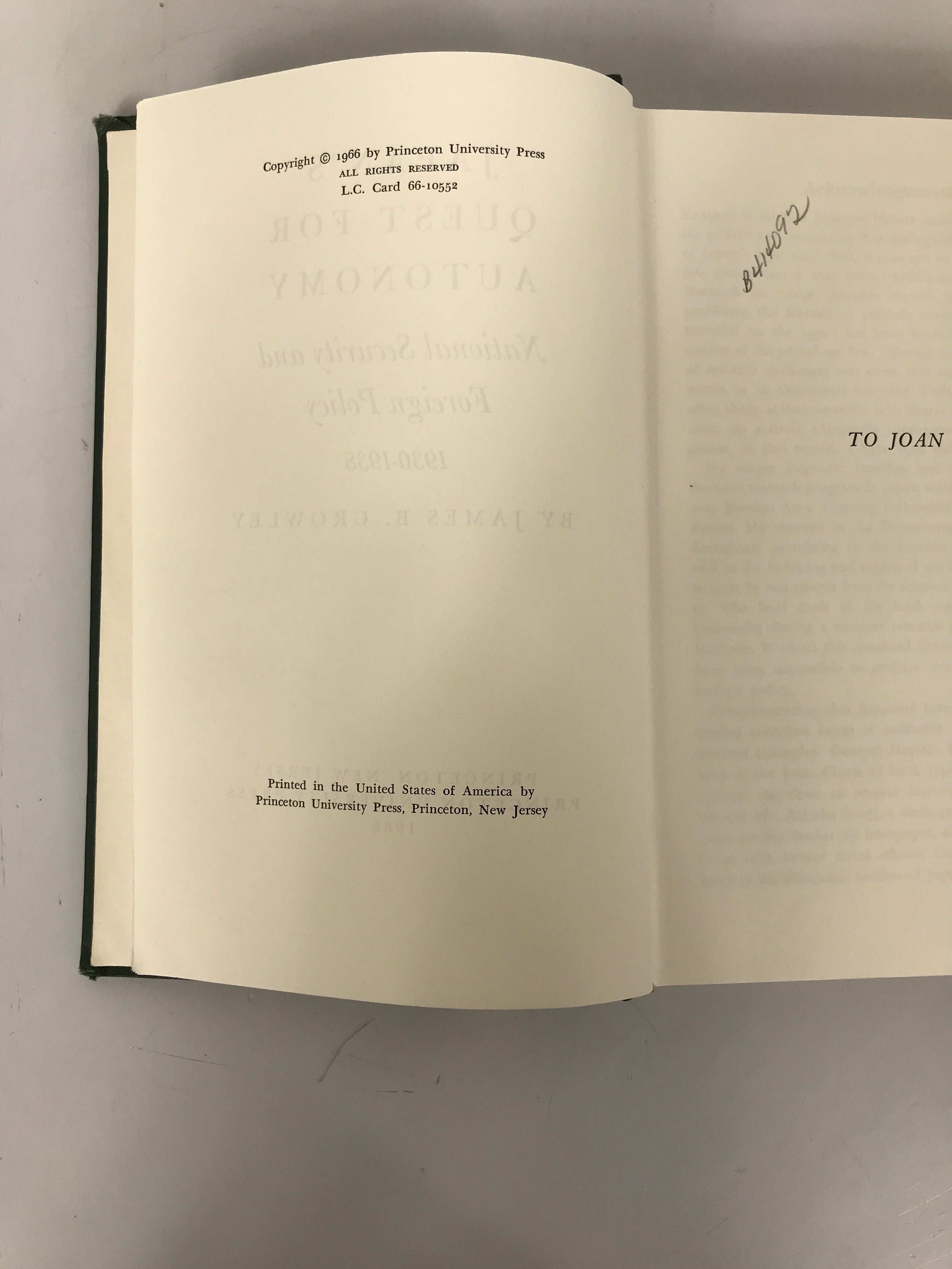 2 Vols: Japan's Foreign Relations/Japan's Quest for Autonomy HC Ex-Library