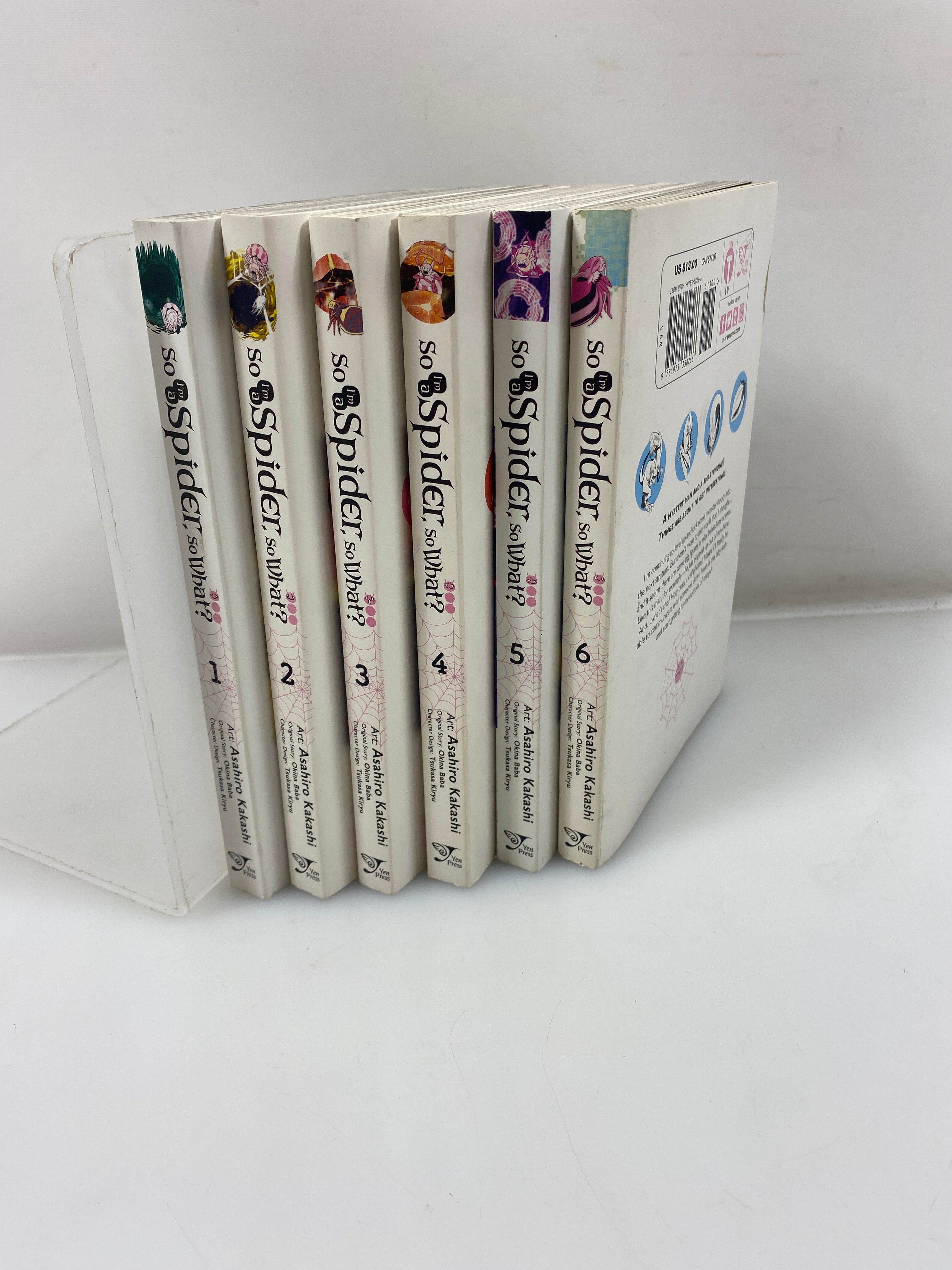 Lot of 6 So I'm a Spider So What? Manga vol 1,2,3,4,5,6  2017-2019 SC