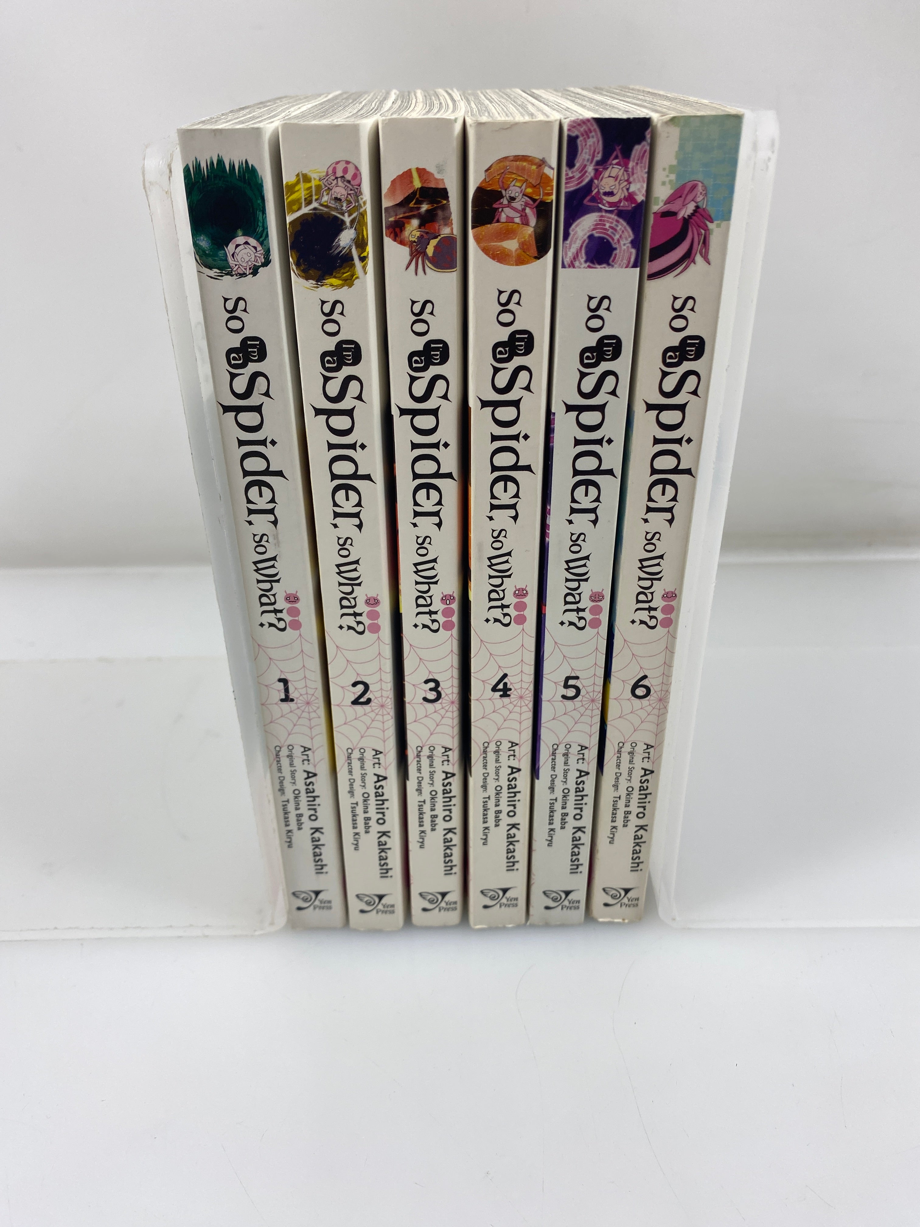 Lot of 6 So I'm a Spider So What? Manga vol 1,2,3,4,5,6  2017-2019 SC