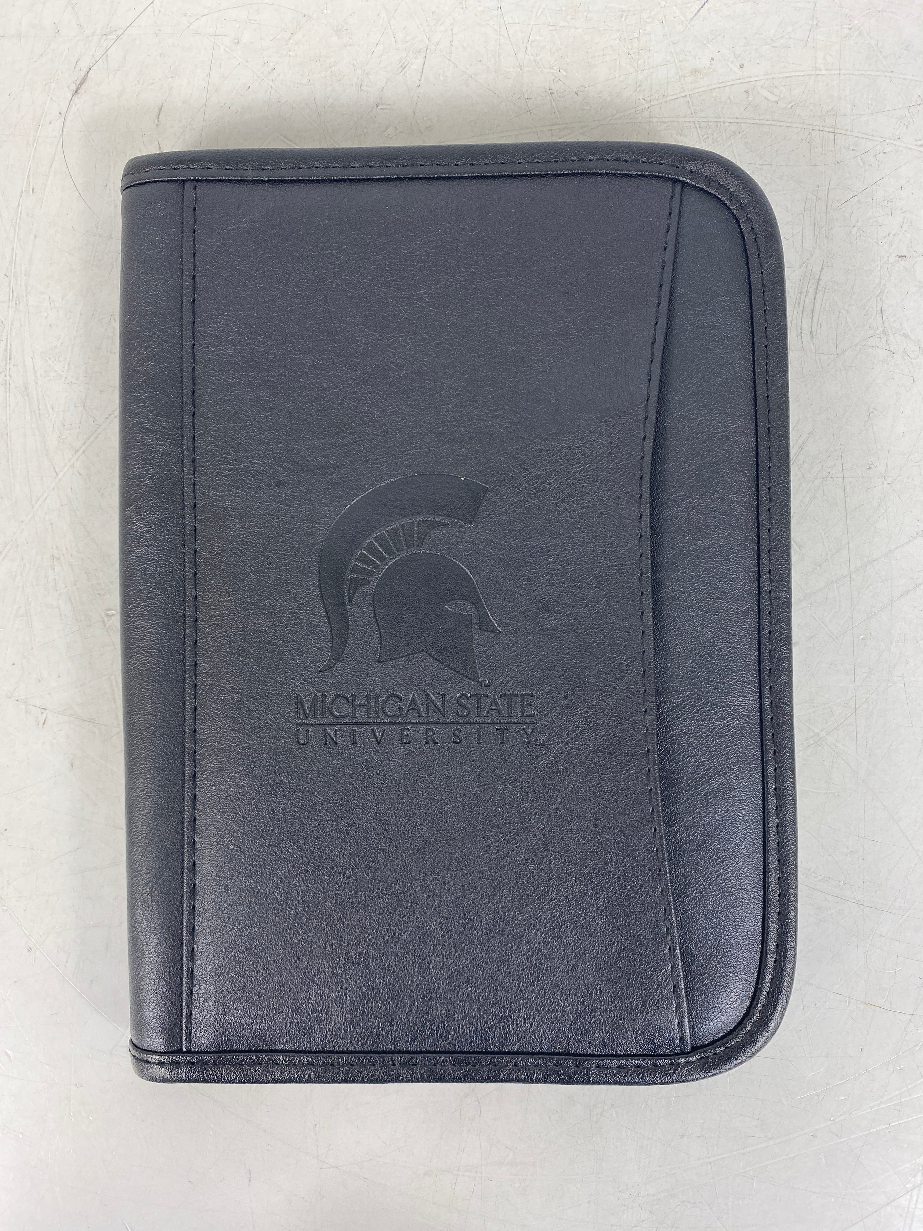 Black Leather MSU Planner