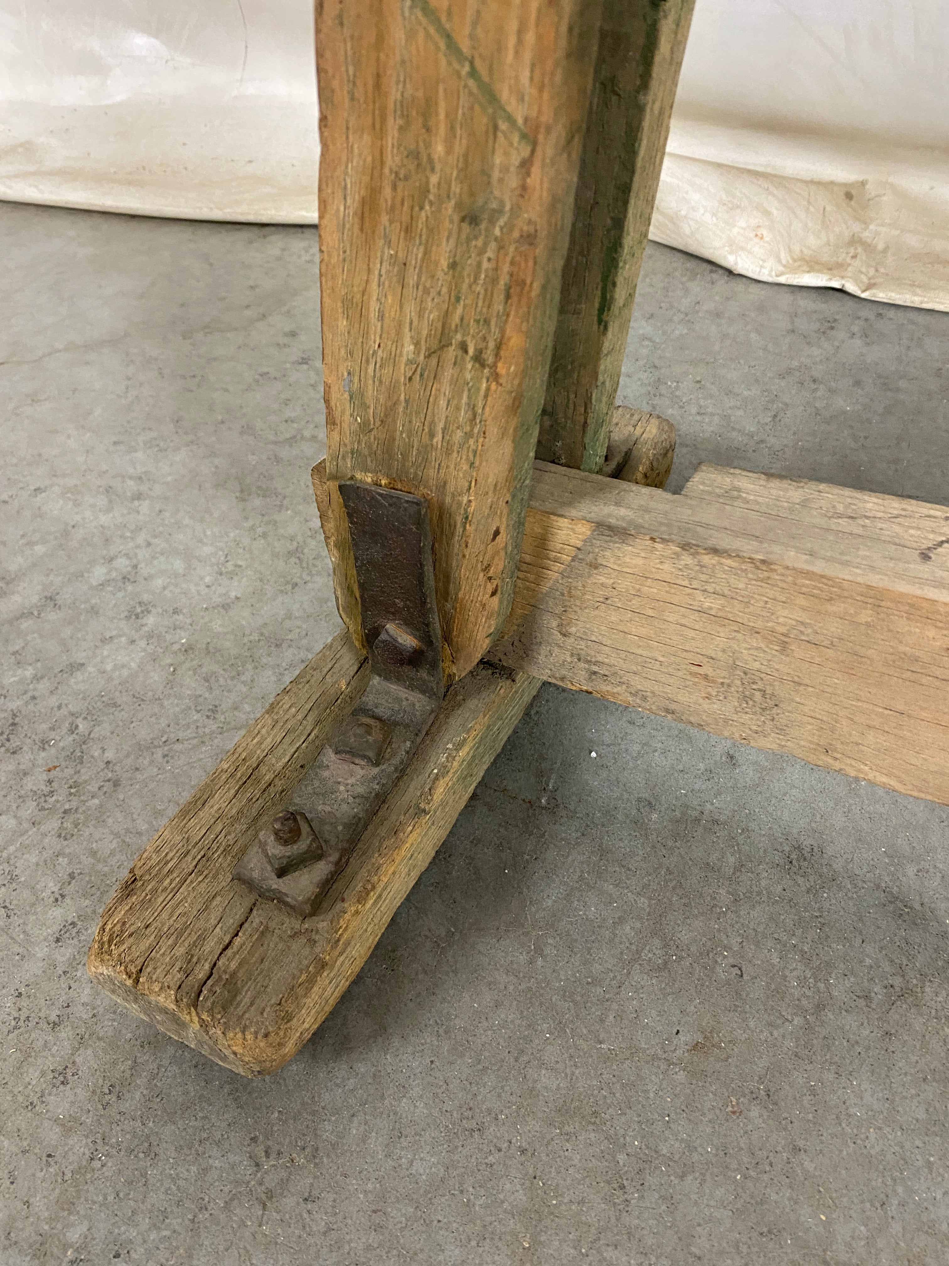 Antique Wooden Buggy/Wagon Jack