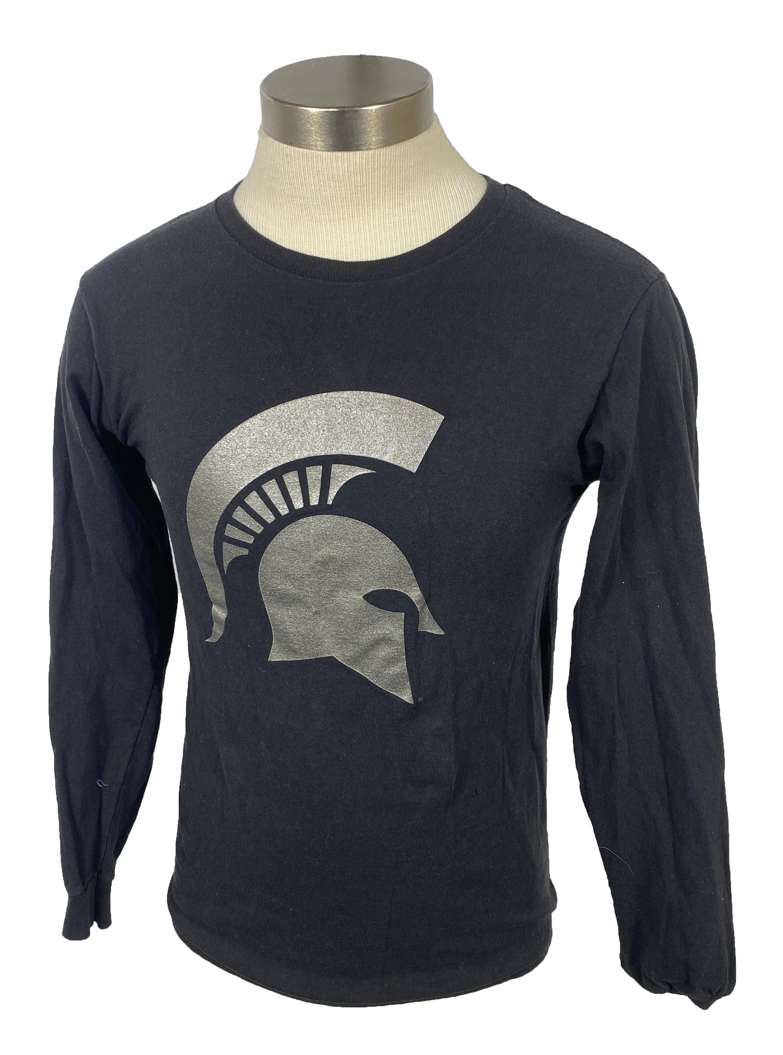 MSU Black Long Sleeve Shirt Unisex Size S