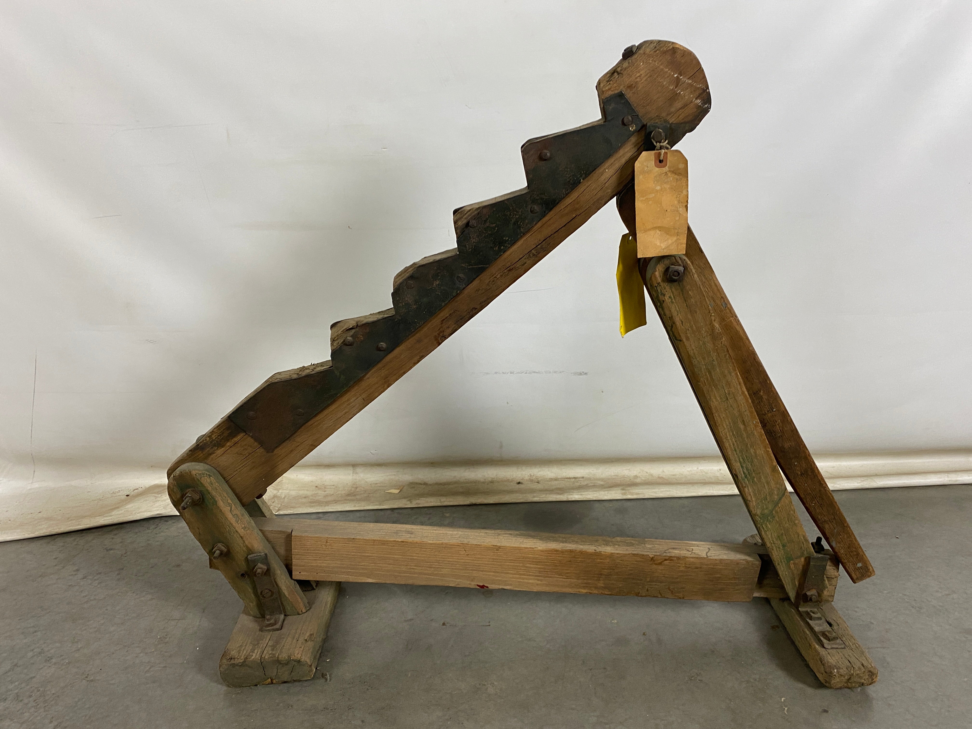 Antique Wooden Buggy/Wagon Jack