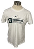 Nike White MSU Swim & Dive T-Shirt Unisex Size L