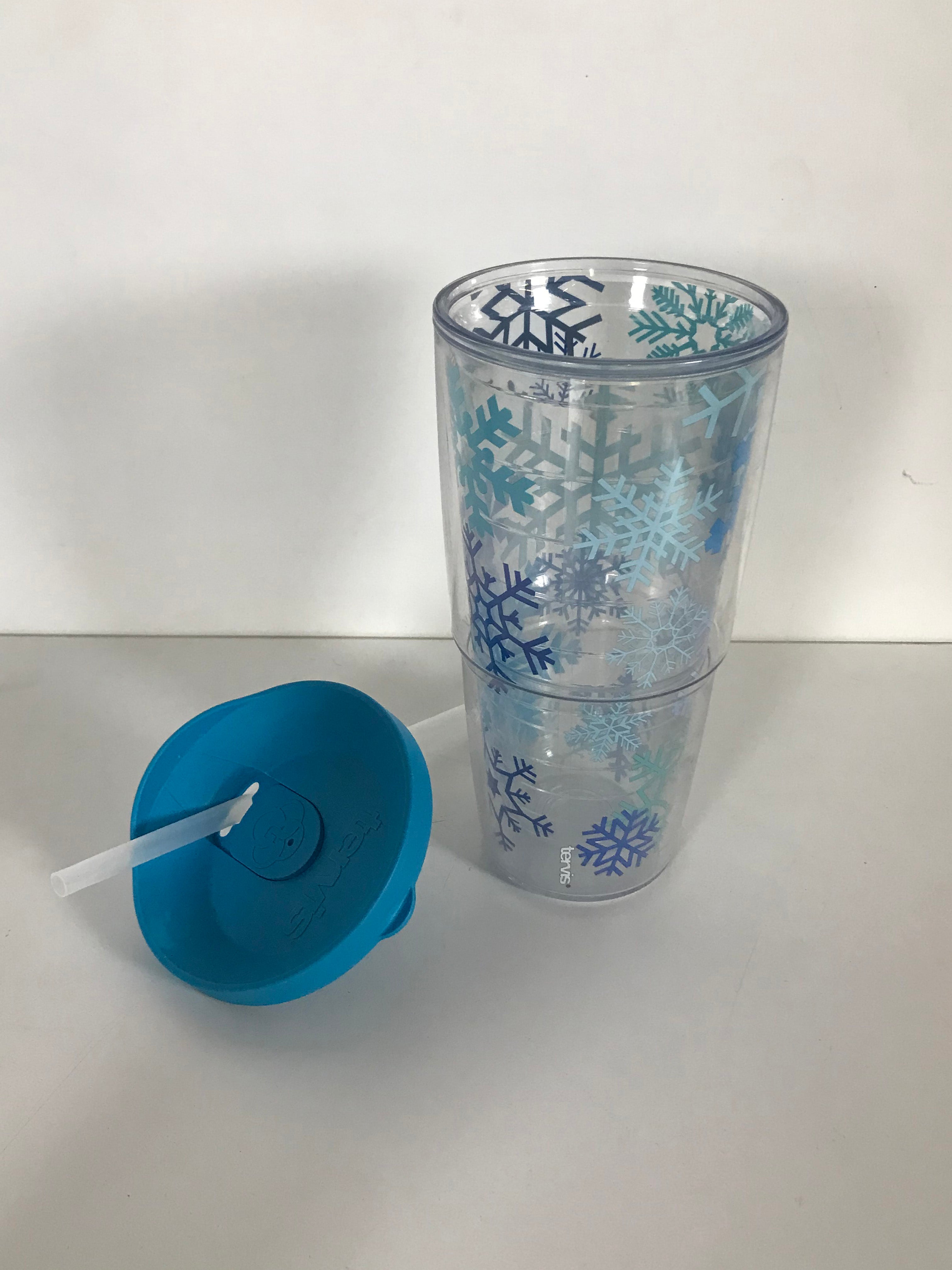 Tervis Snowflake Wrapped Tumbler With Straw