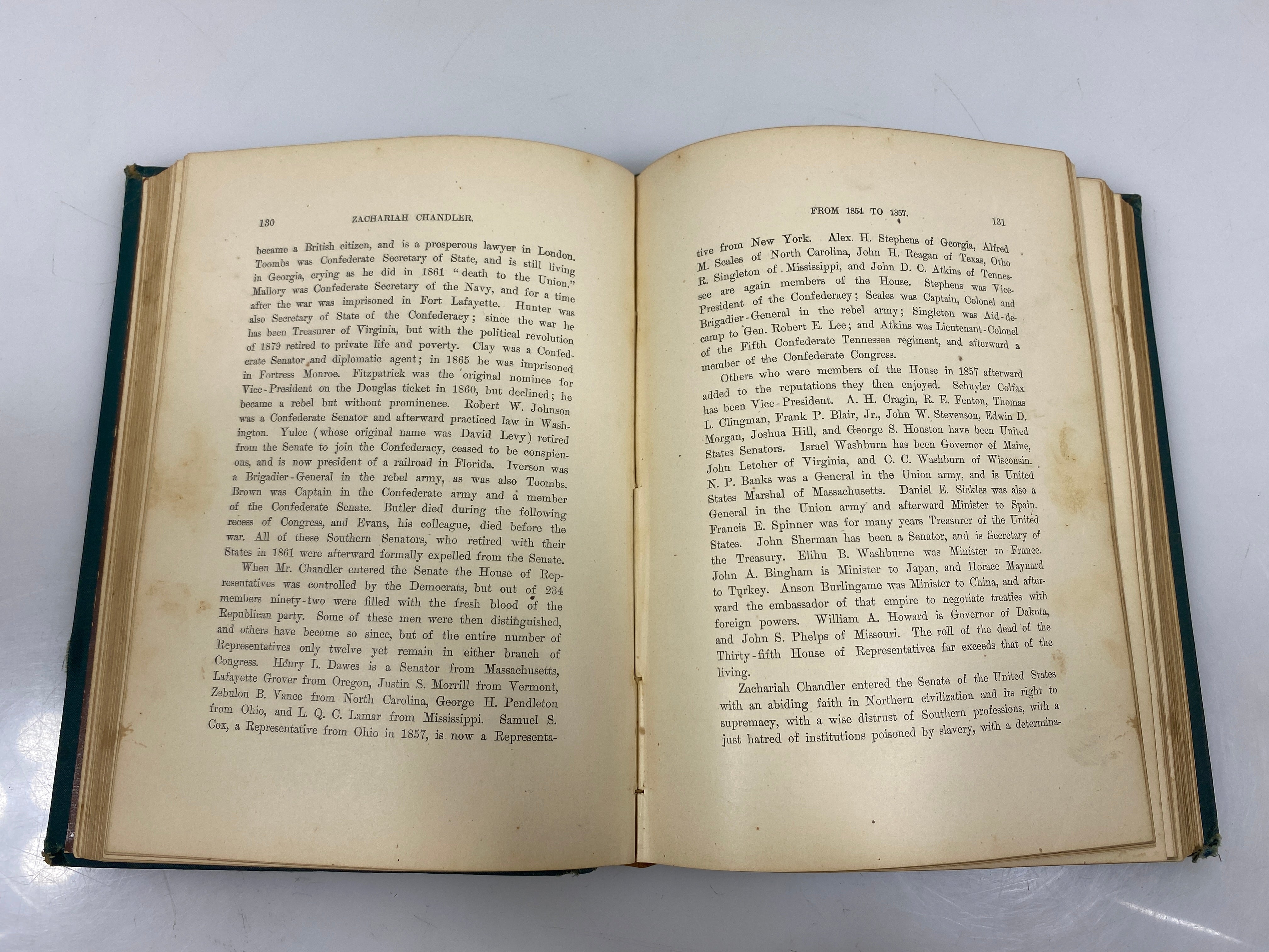 Life of Zachariah Chandler Post and Tribune Company 1880 HC