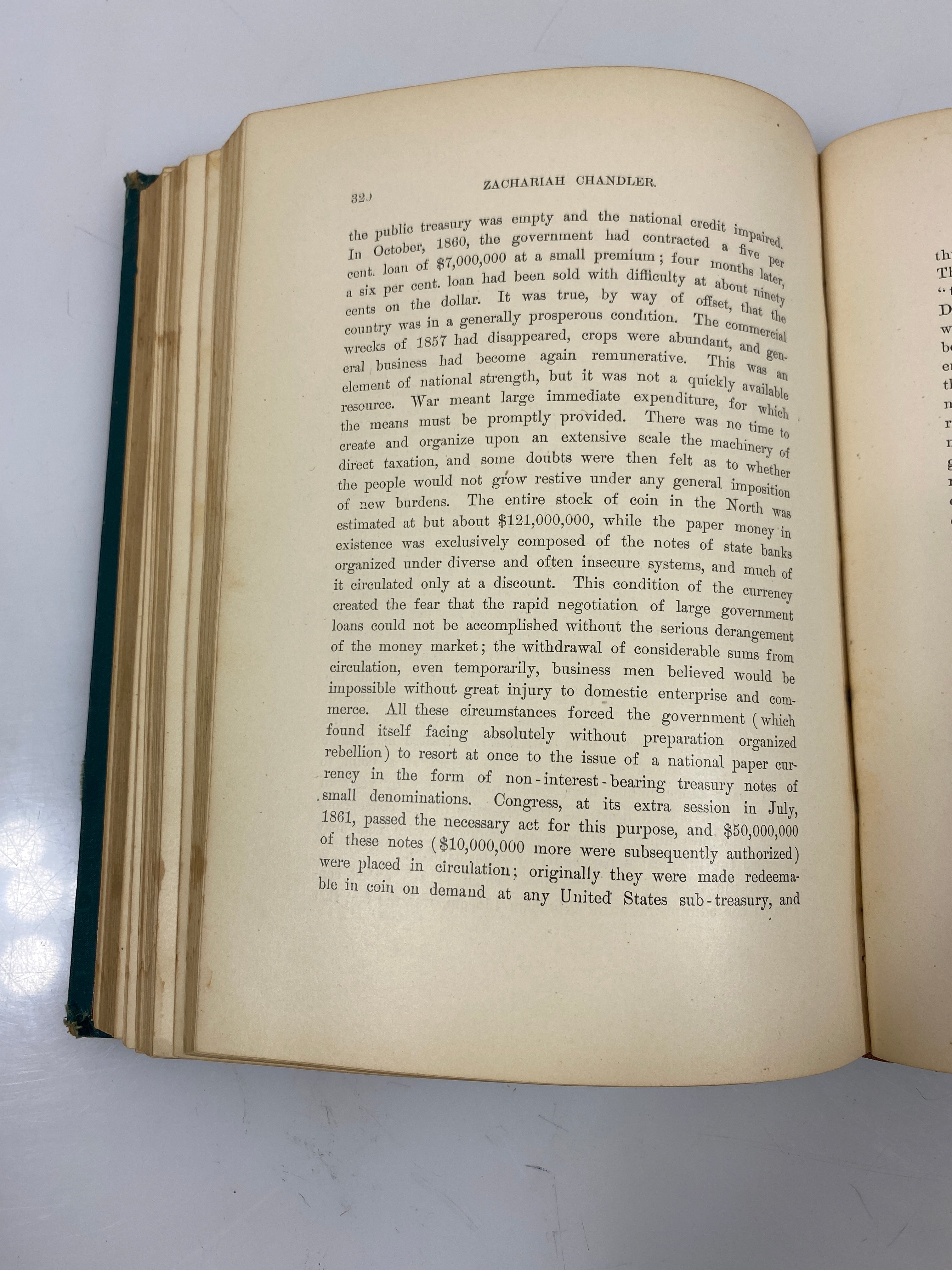 Life of Zachariah Chandler Post and Tribune Company 1880 HC