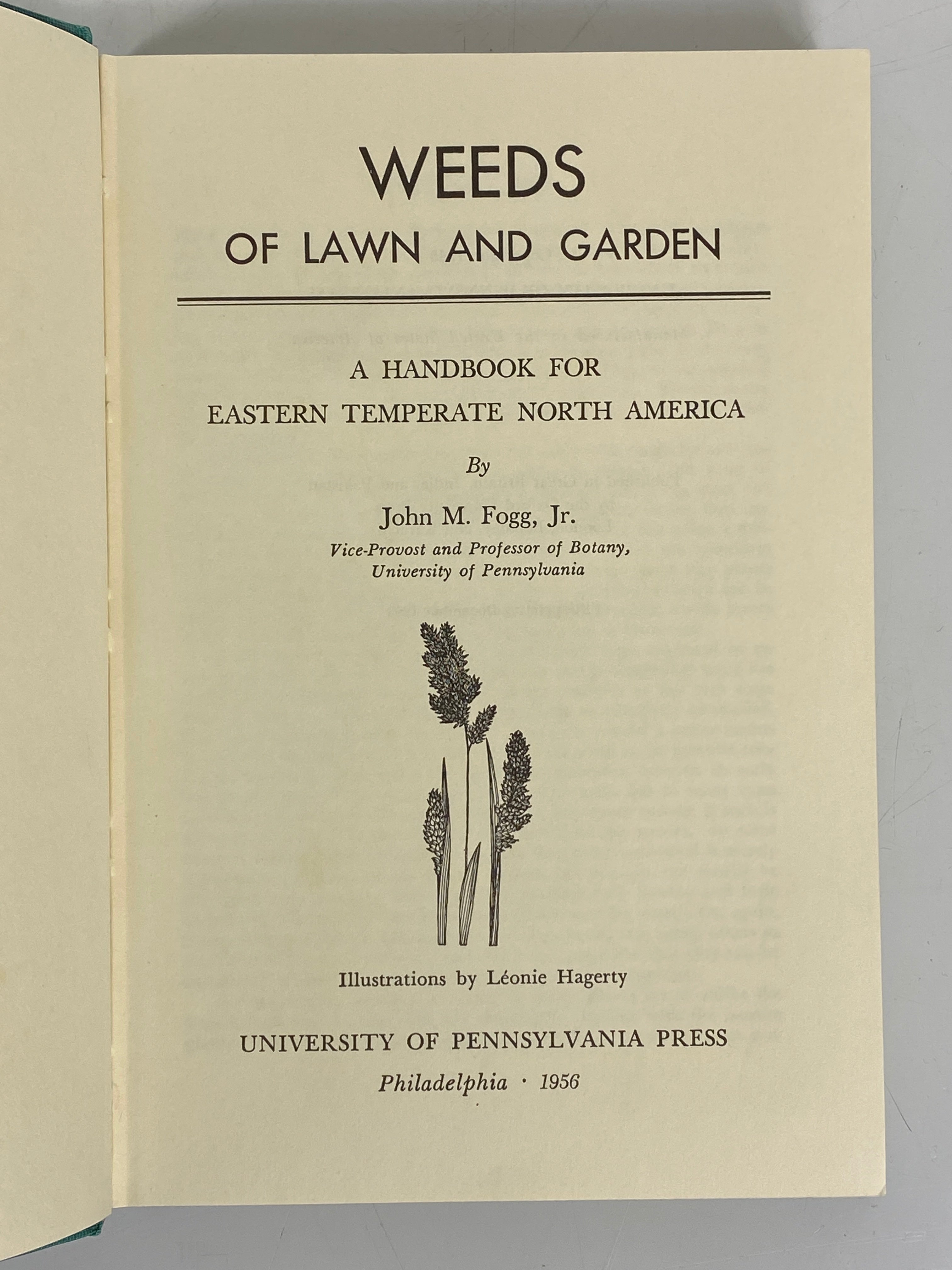 Weeds of Lawn & Garden by John Fogg 1963 5th Printing HC