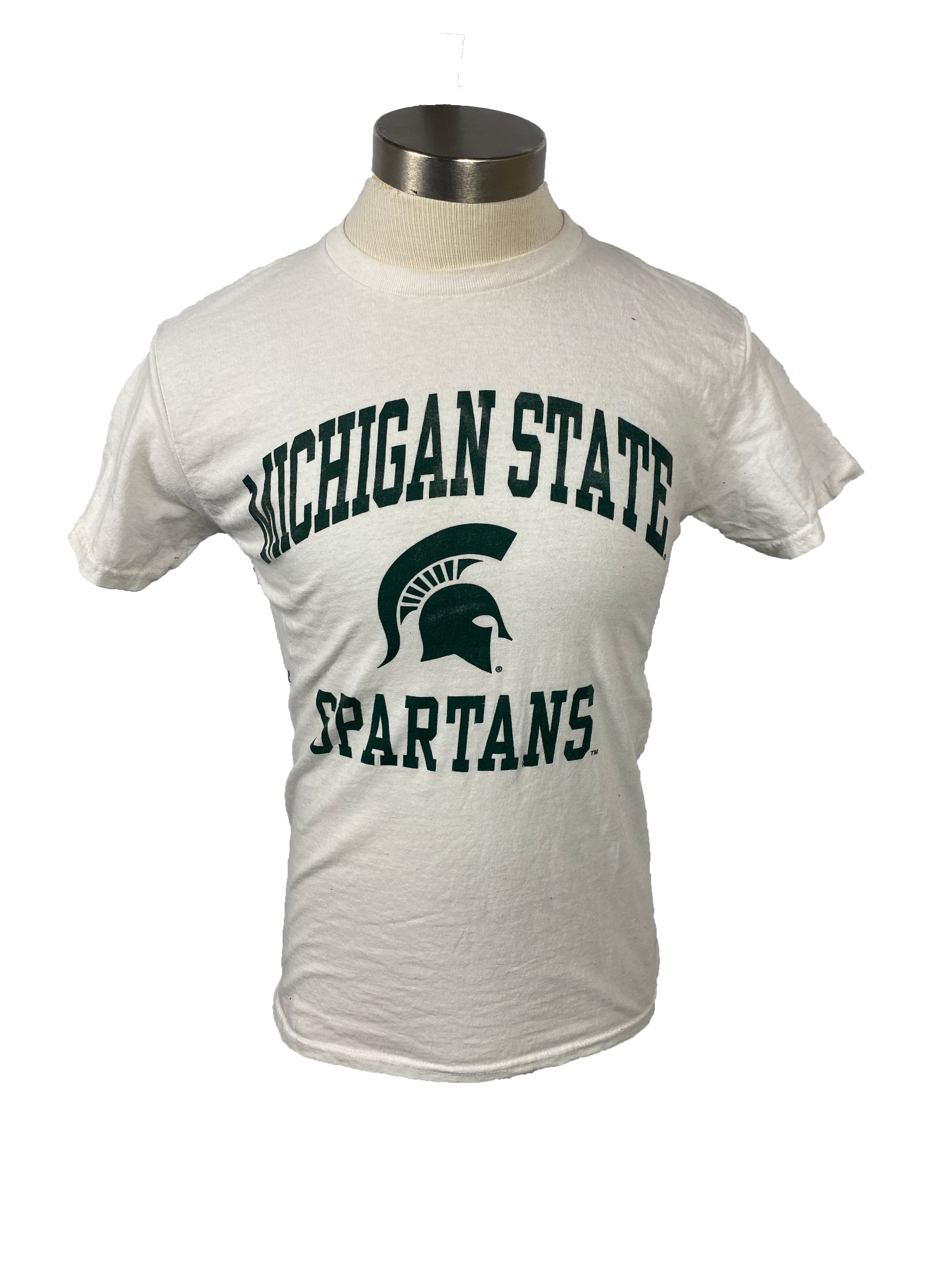White MSU T-Shirt Unisex Size S