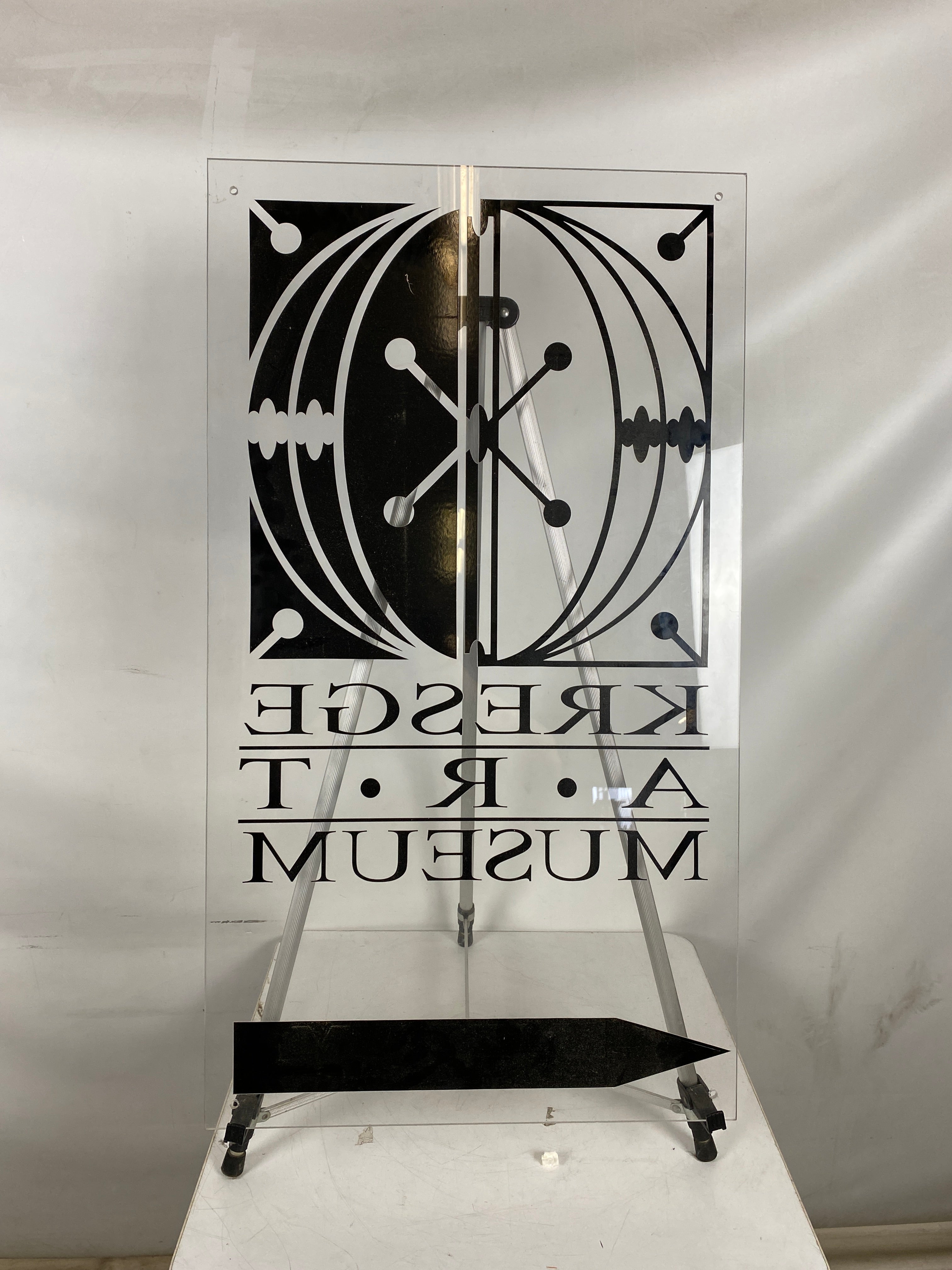 Kresge Art Museum Acrylic Museum Entrance Poster