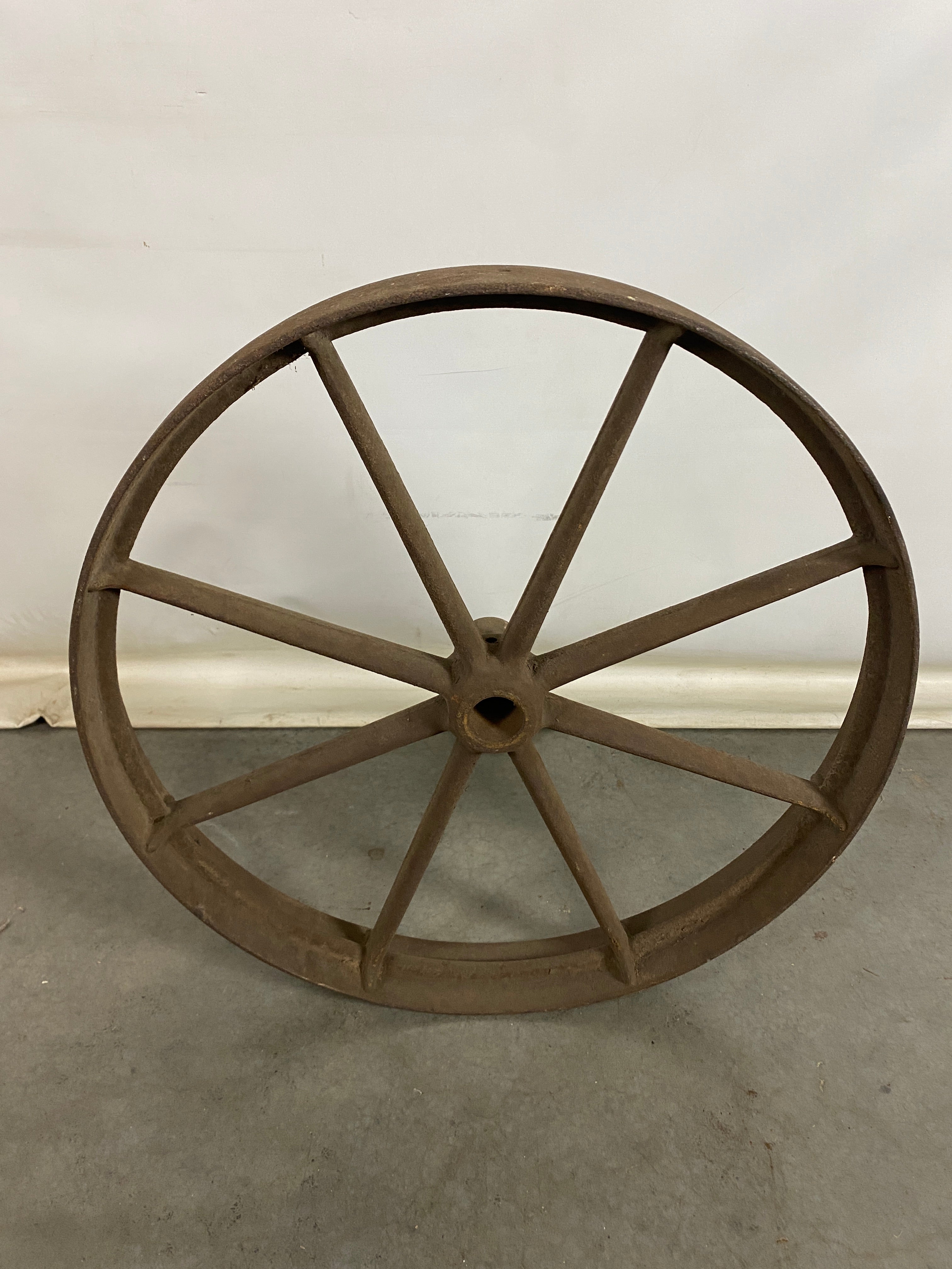 Antique Steel 8-Spoke Wheel